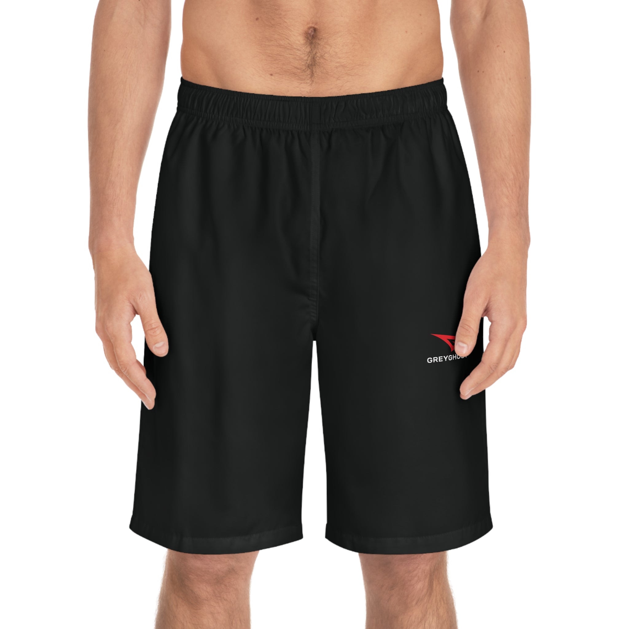 GreyGhost Stylish Men's Board Shorts - Perfect for Beach Days, Surfing, Summer Vacations, Pool Parties, or Sport Activities