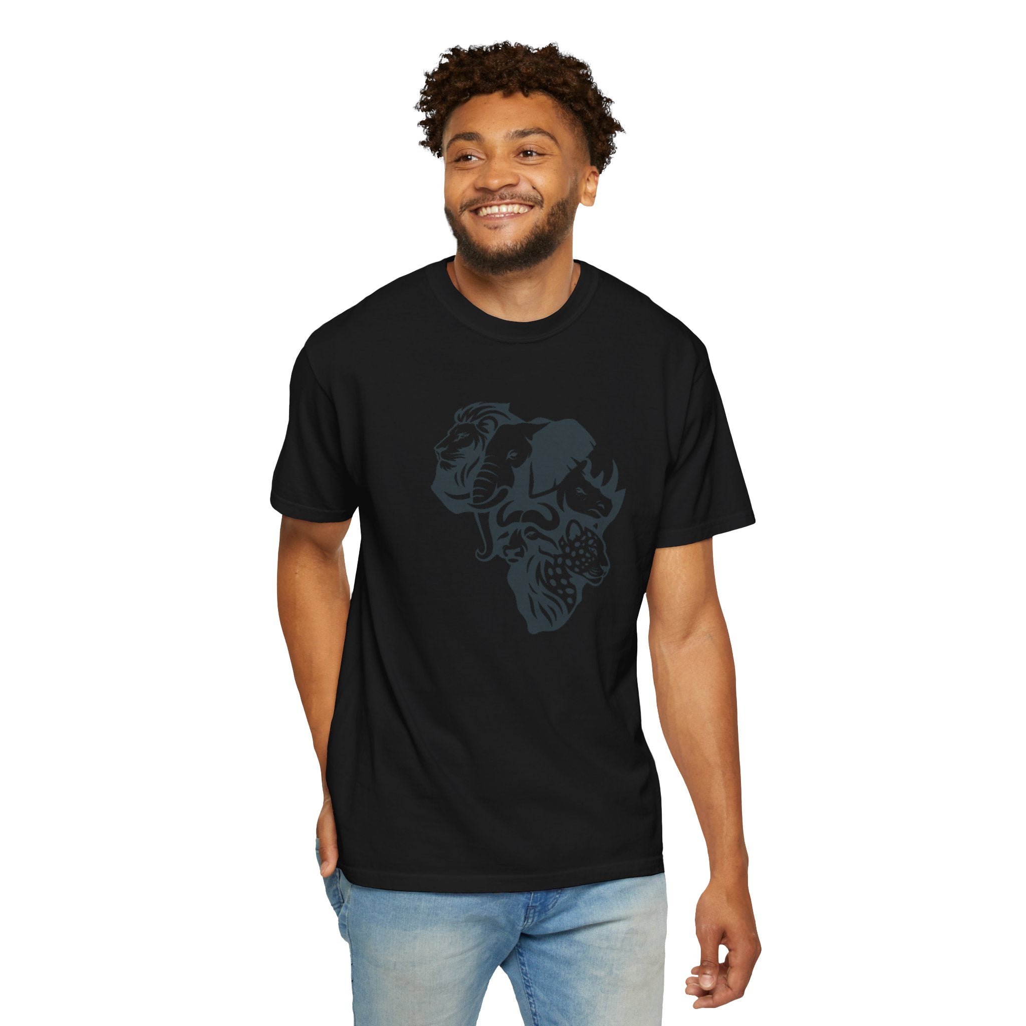 African Big 5 Unisex Garment-Dyed T-shirt