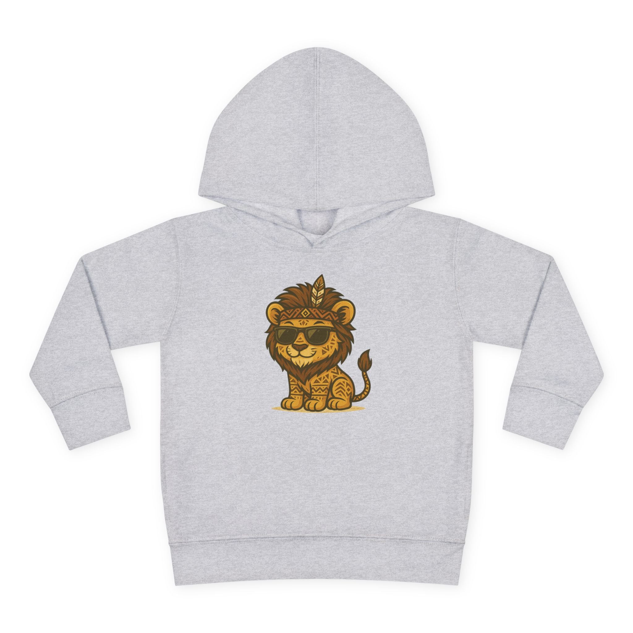 Cool Lion Toddler Fleece Pullover Hoodie, Cute Kids Sweatshirt, Animal Hoodie, Toddler Clothing, Fun Gift for Boys and Girls