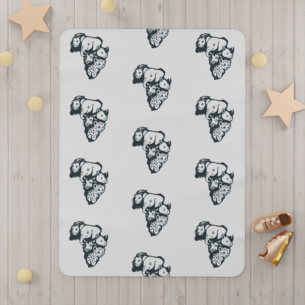 Cozy Wild Animal Toddler Blanket, Cute Nursery Decor, Baby Shower Gift, Snuggly Playtime Essential, Animal Lover Gift