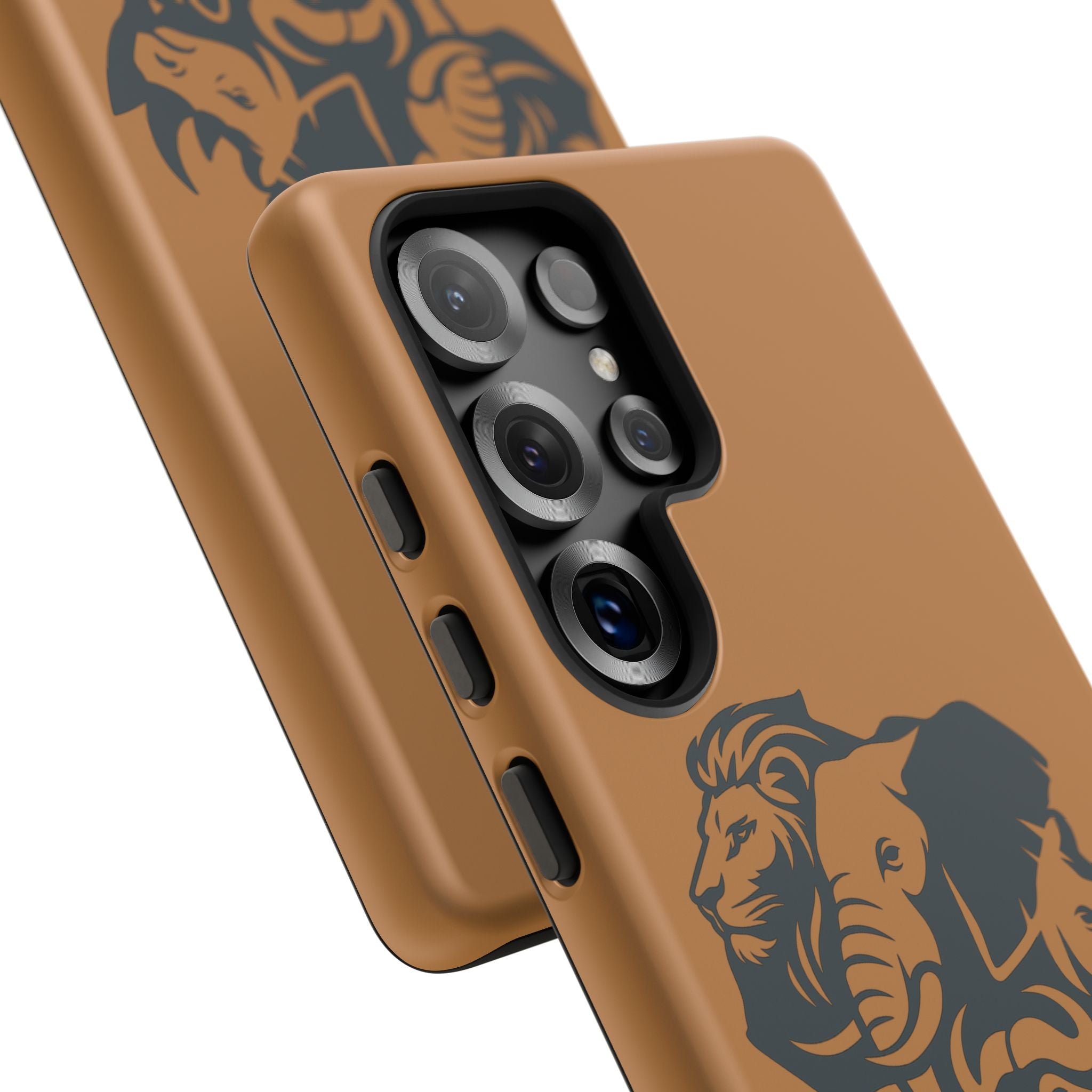 Big 5 African Phone Case, Wildlife Lover Gift, Tough Phone Cover, African Animal Design, Stylish Mobile Accessory