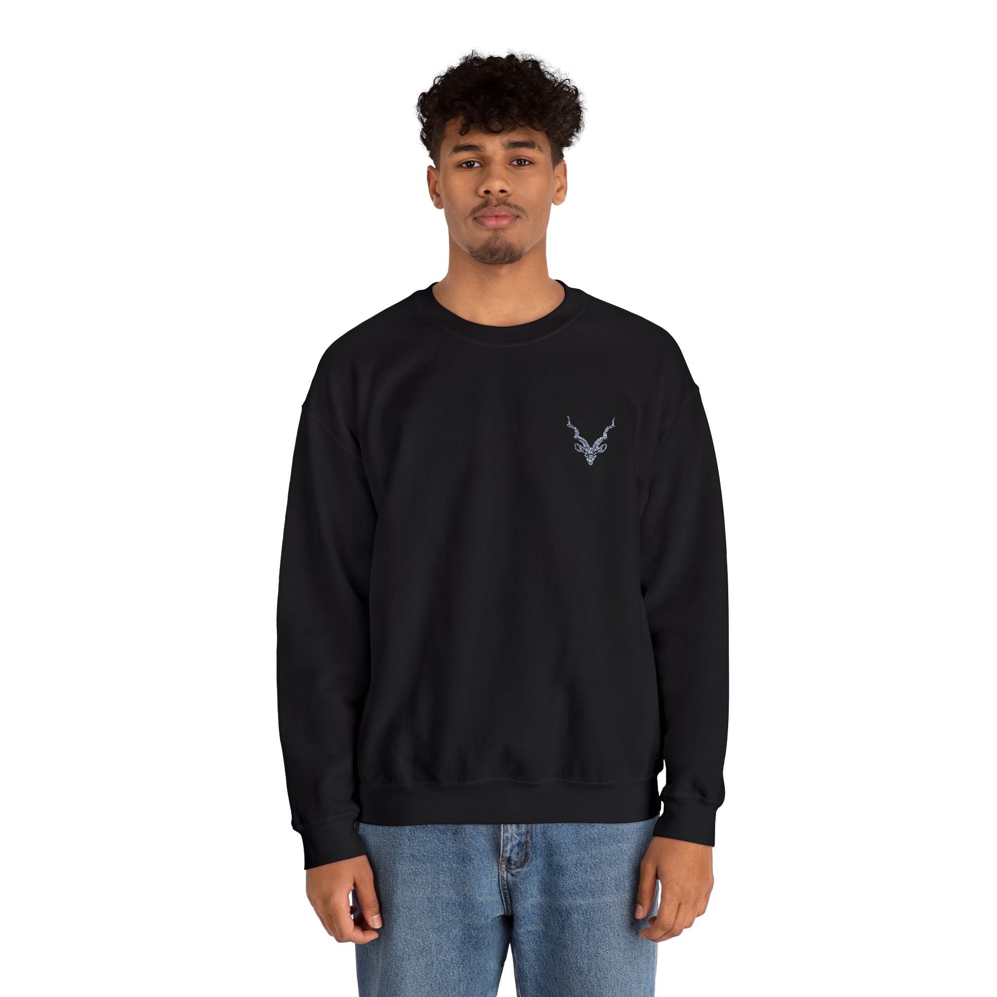 Minimalist Unisex Heavy Blend™ Crewneck Sweatshirt - Cozy Casual Wear, Perfect Gift for Him/Her, Ideal for Fall/Winter