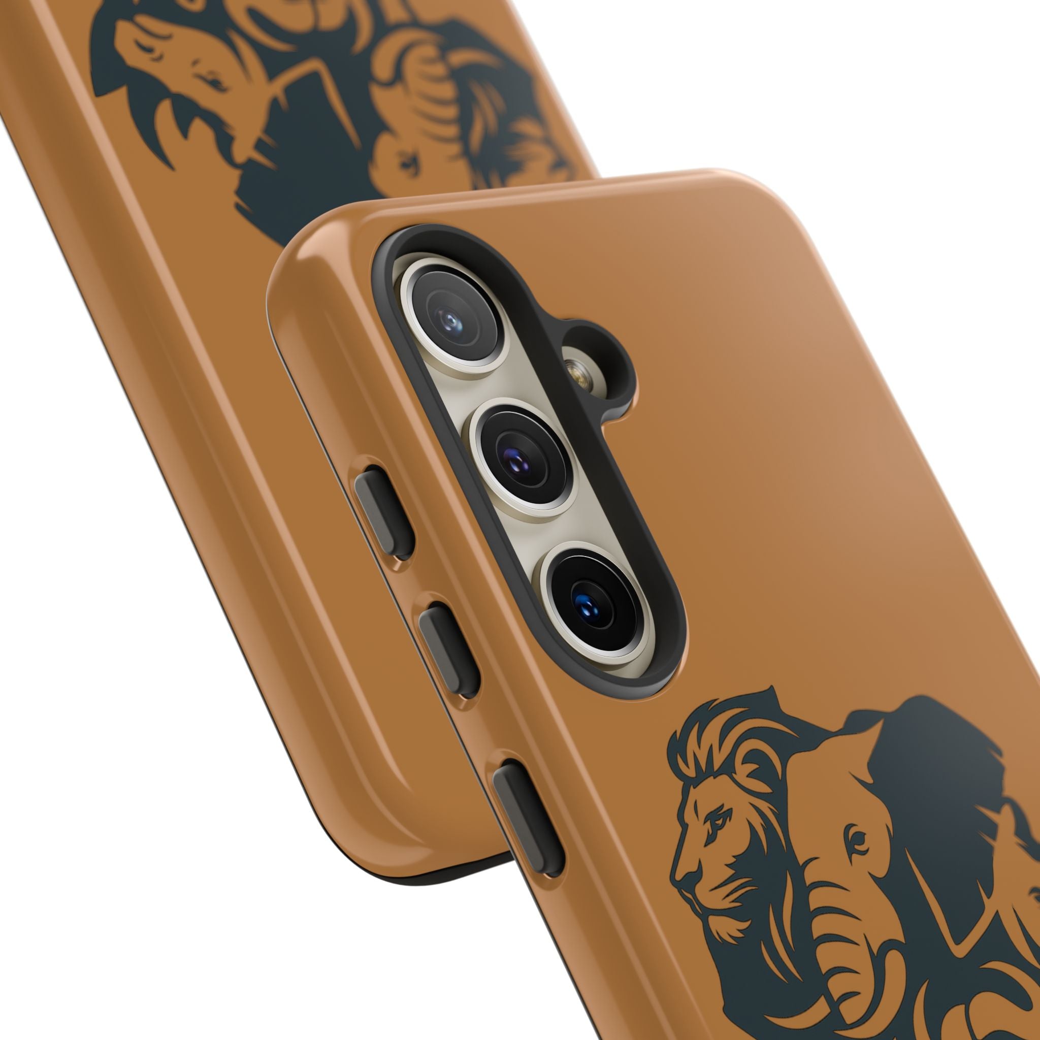 Big 5 African Phone Case, Wildlife Lover Gift, Tough Phone Cover, African Animal Design, Stylish Mobile Accessory