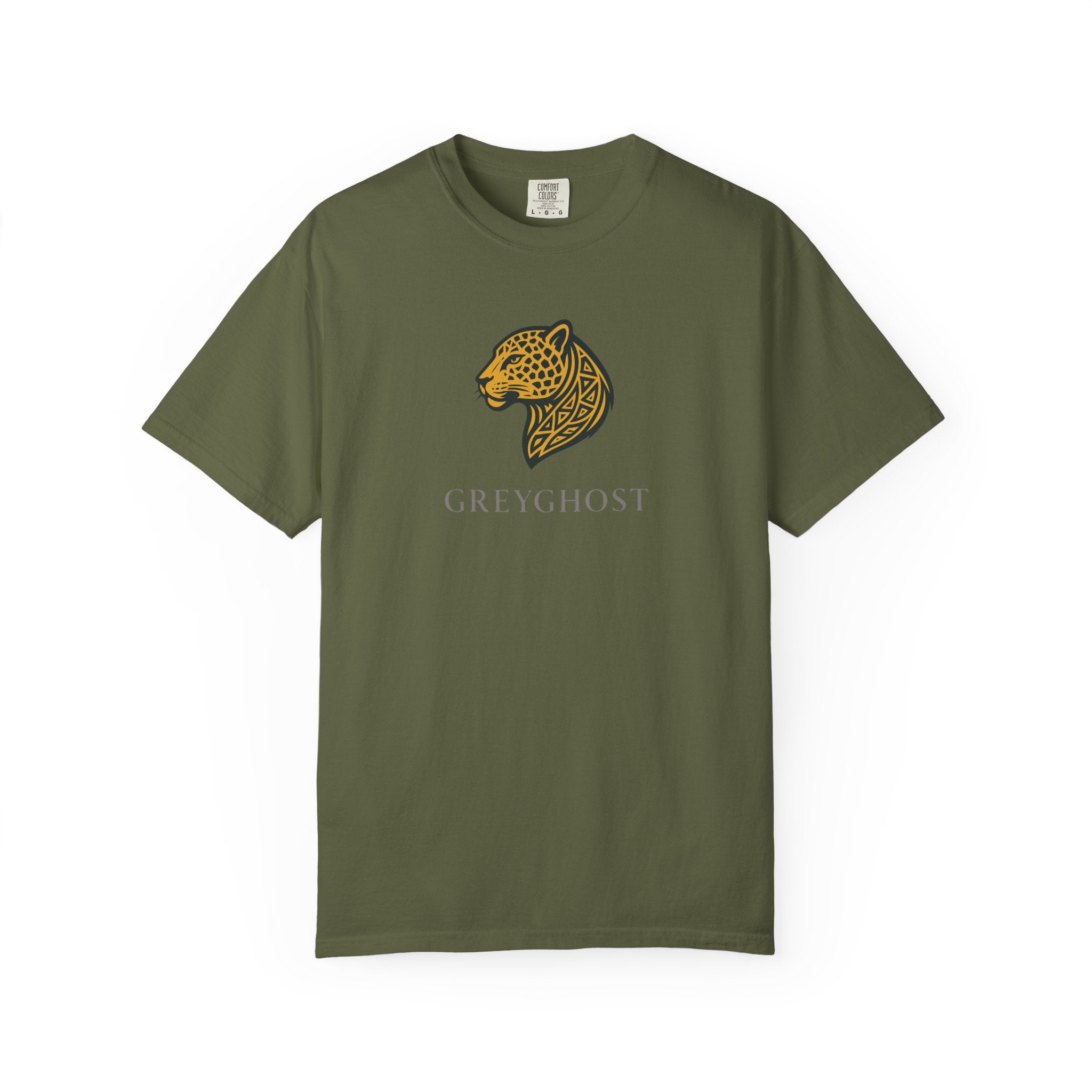 African Leopard Unisex Garment-Dyed T-shirt