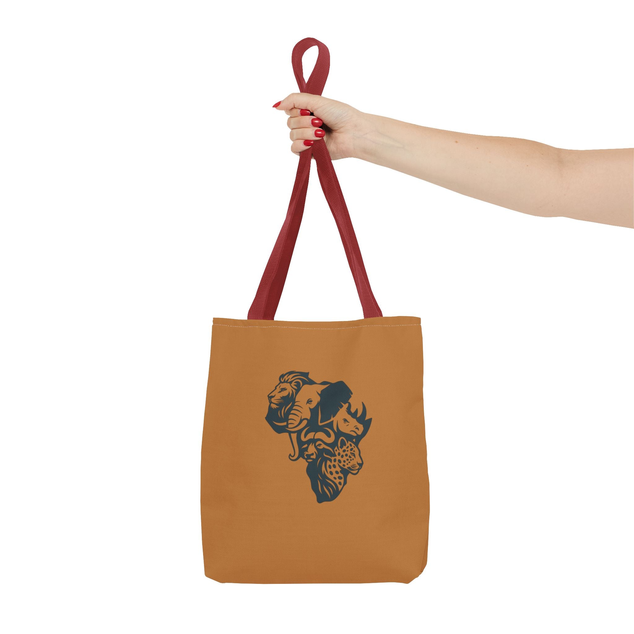 African Wildlife Tote Bag | Unique All-Over Print Bag, Eco-Friendly, Perfect for Shopping, Travel, Gifts