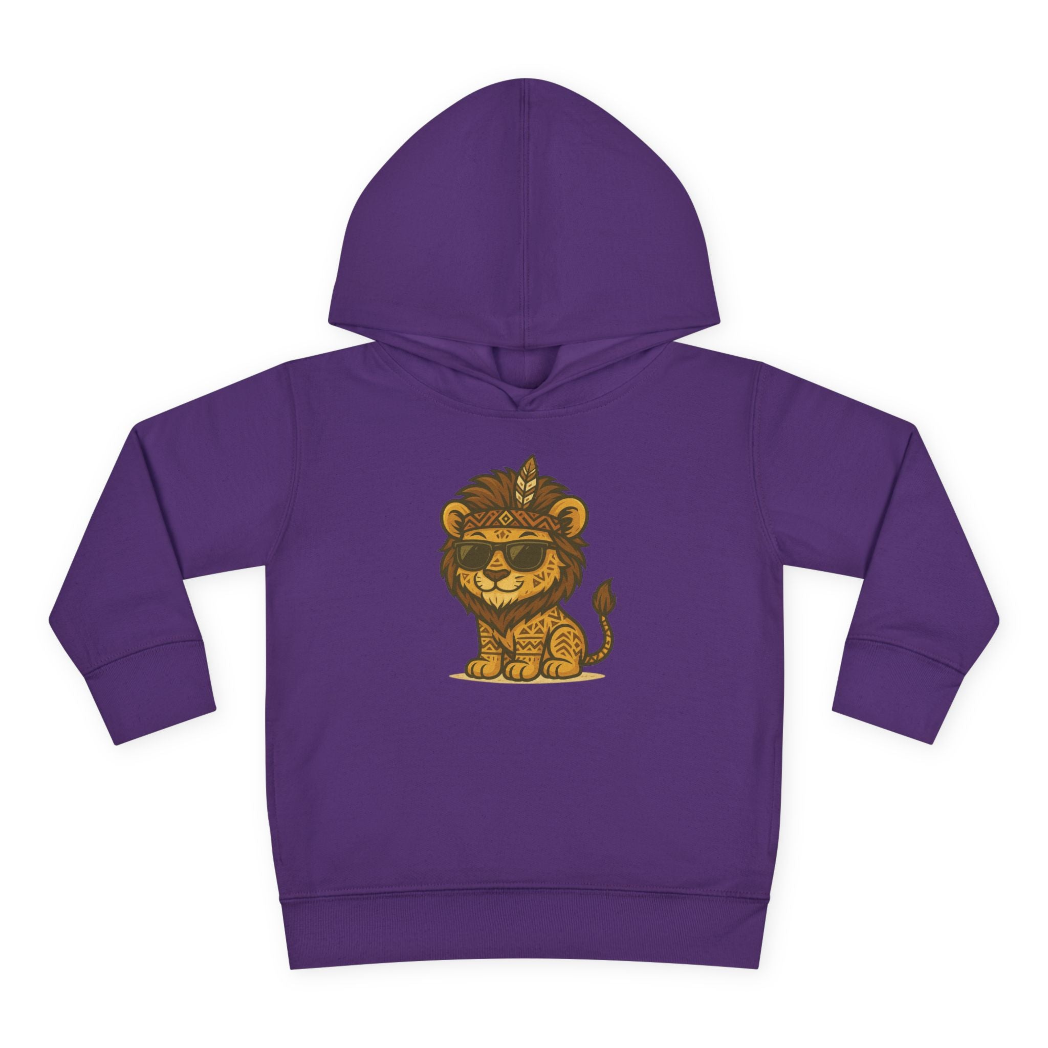 Cool Lion Toddler Fleece Pullover Hoodie, Cute Kids Sweatshirt, Animal Hoodie, Toddler Clothing, Fun Gift for Boys and Girls
