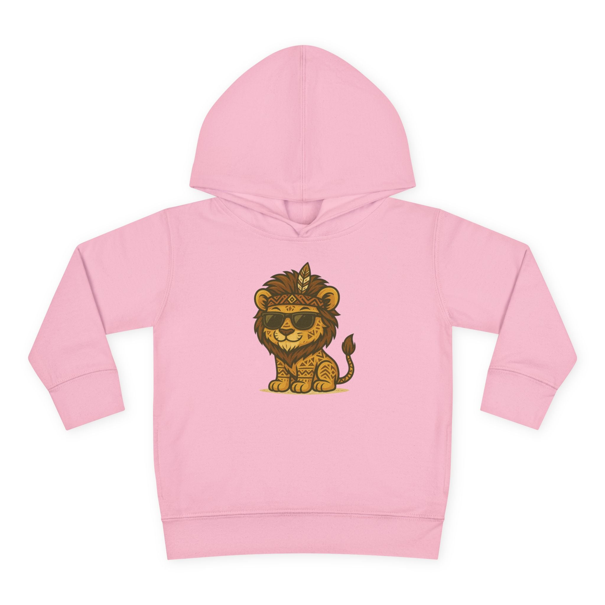Cool Lion Toddler Fleece Pullover Hoodie, Cute Kids Sweatshirt, Animal Hoodie, Toddler Clothing, Fun Gift for Boys and Girls