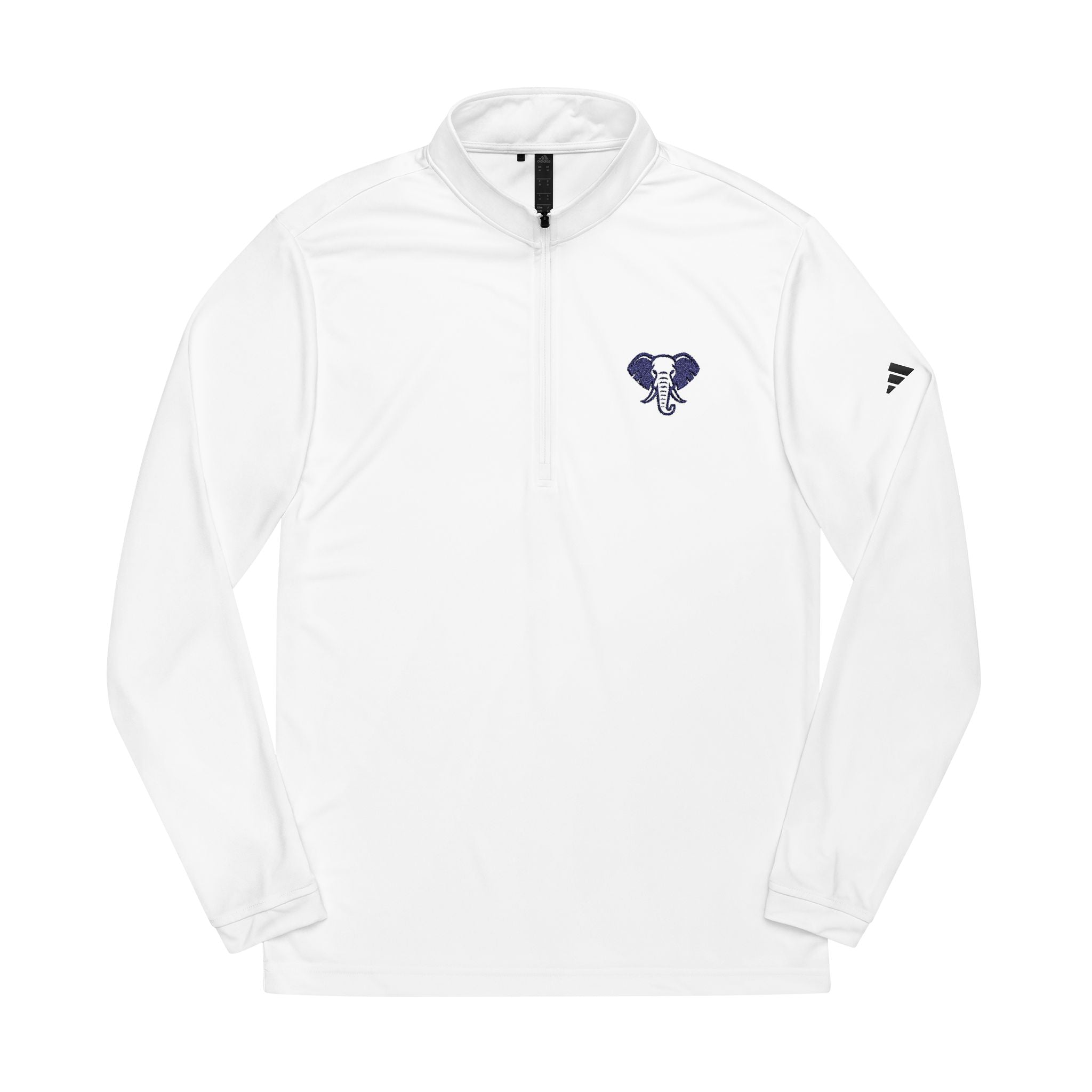 Elephant adidas® Quarter-Zip Pullover - Stylish Sporty Gear, Athletic Wear, Casual Outfits, Gift for Sports Lovers, Embroidered Apparel