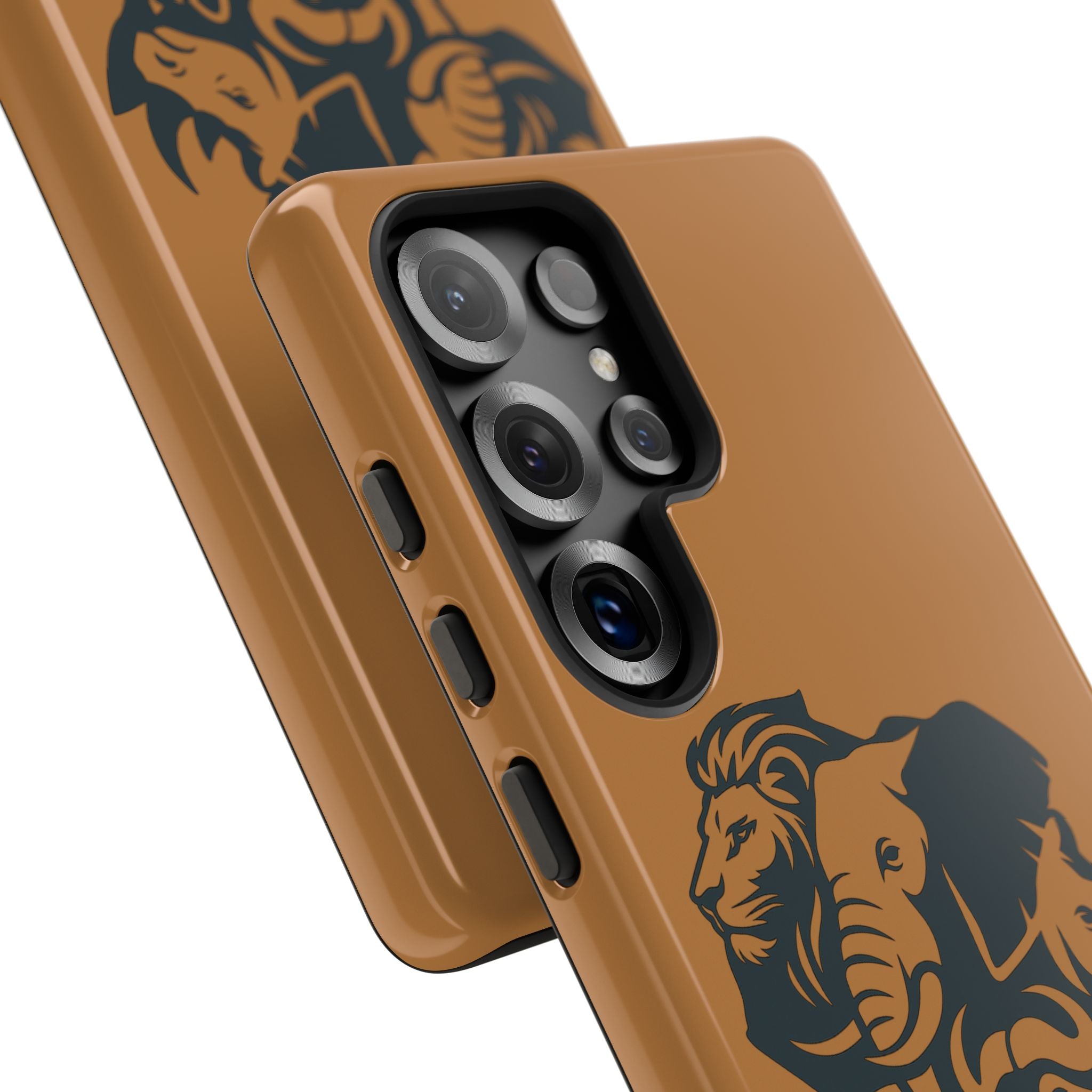Big 5 African Phone Case, Wildlife Lover Gift, Tough Phone Cover, African Animal Design, Stylish Mobile Accessory