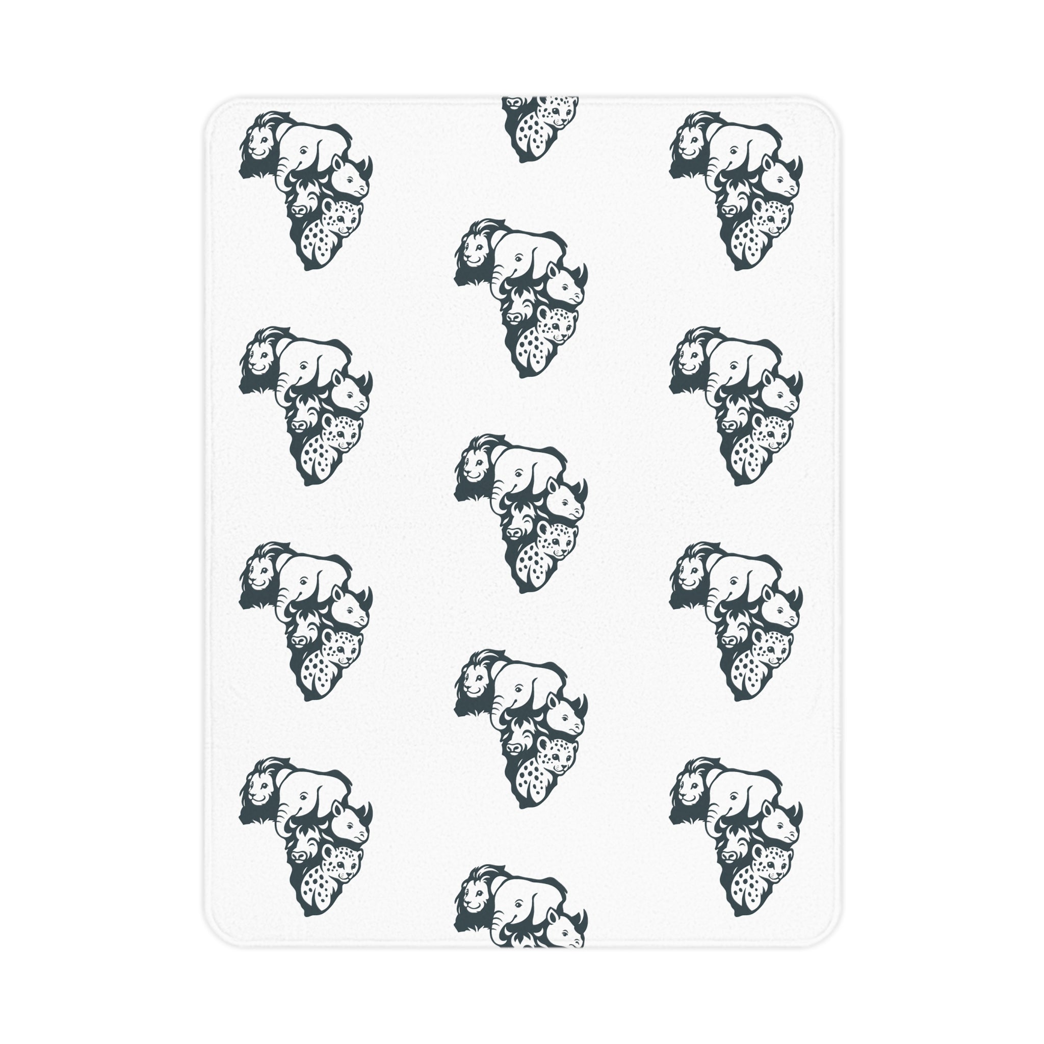 Cozy Wild Animal Toddler Blanket, Cute Nursery Decor, Baby Shower Gift, Snuggly Playtime Essential, Animal Lover Gift