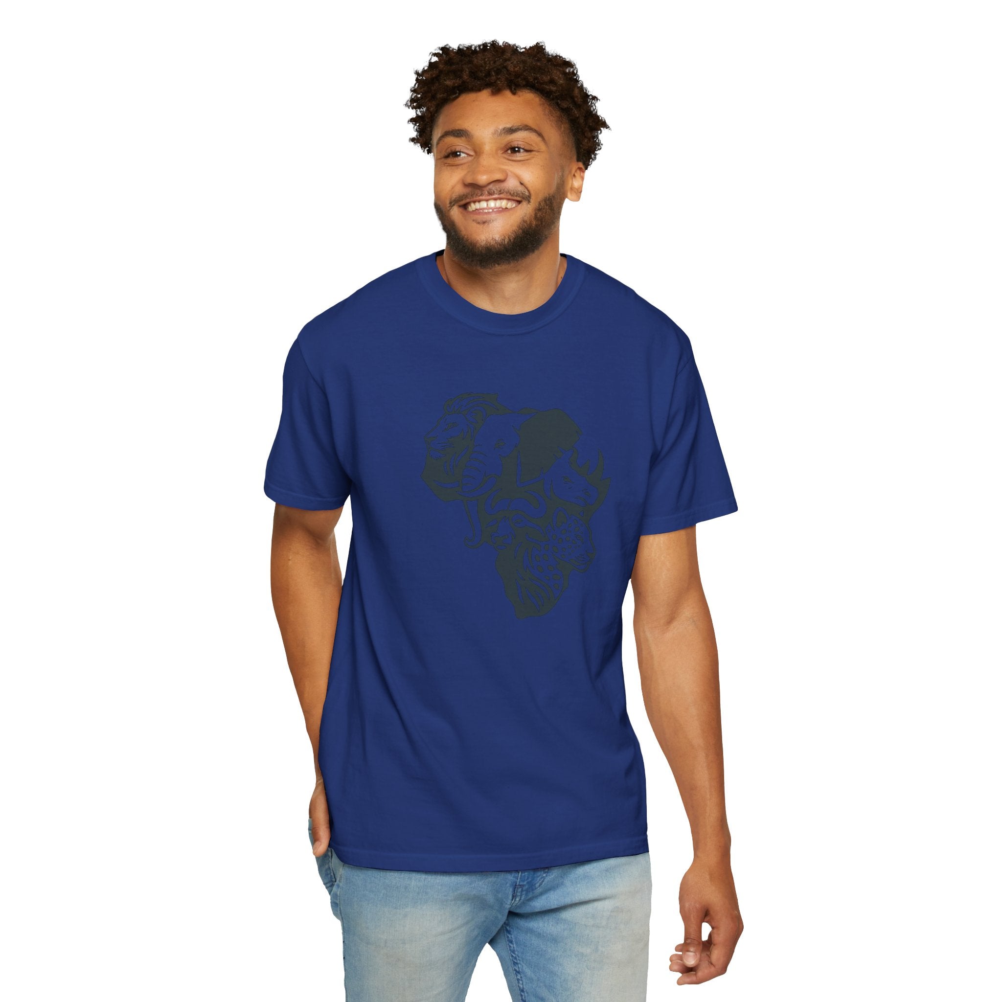 African Big 5 Unisex Garment-Dyed T-shirt