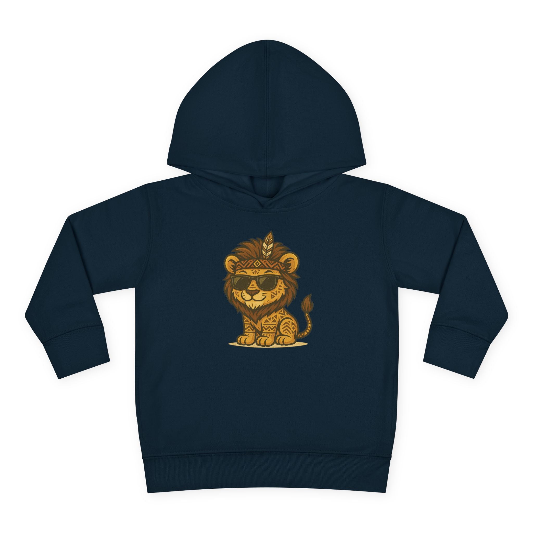 Cool Lion Toddler Fleece Pullover Hoodie, Cute Kids Sweatshirt, Animal Hoodie, Toddler Clothing, Fun Gift for Boys and Girls