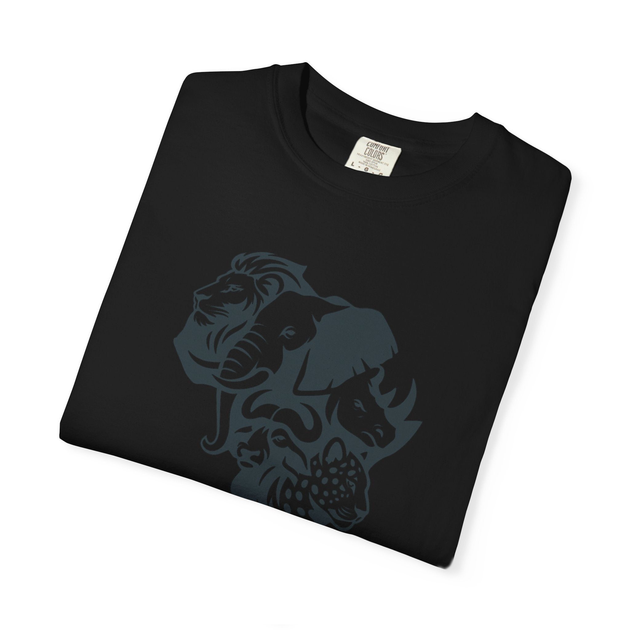 African Big 5 Unisex Garment-Dyed T-shirt