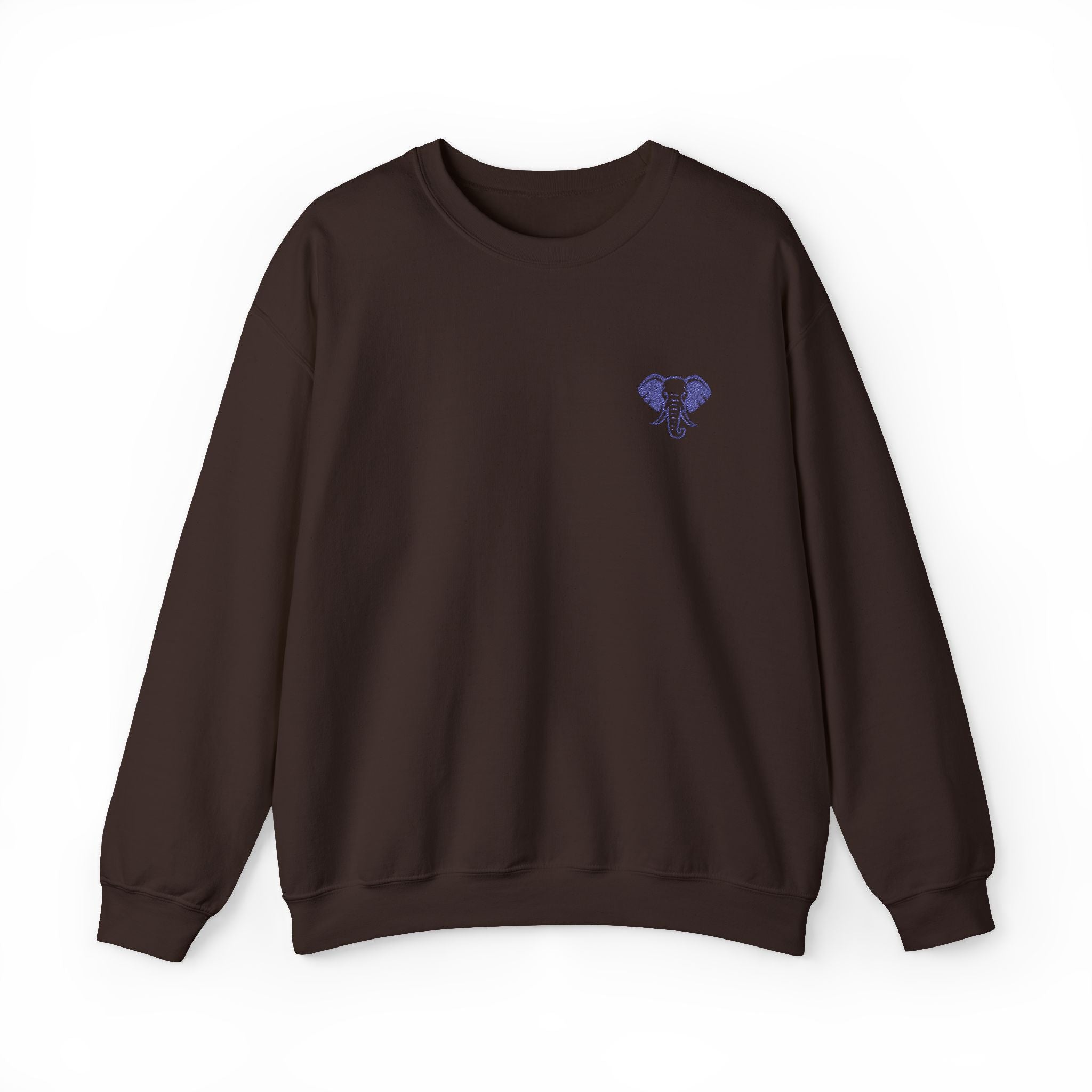 Elephant Minimalist Unisex Heavy Blend™ Crewneck Sweatshirt - Cozy Casual Wear, Perfect Gift for Him/Her, Ideal for Fall/Winter