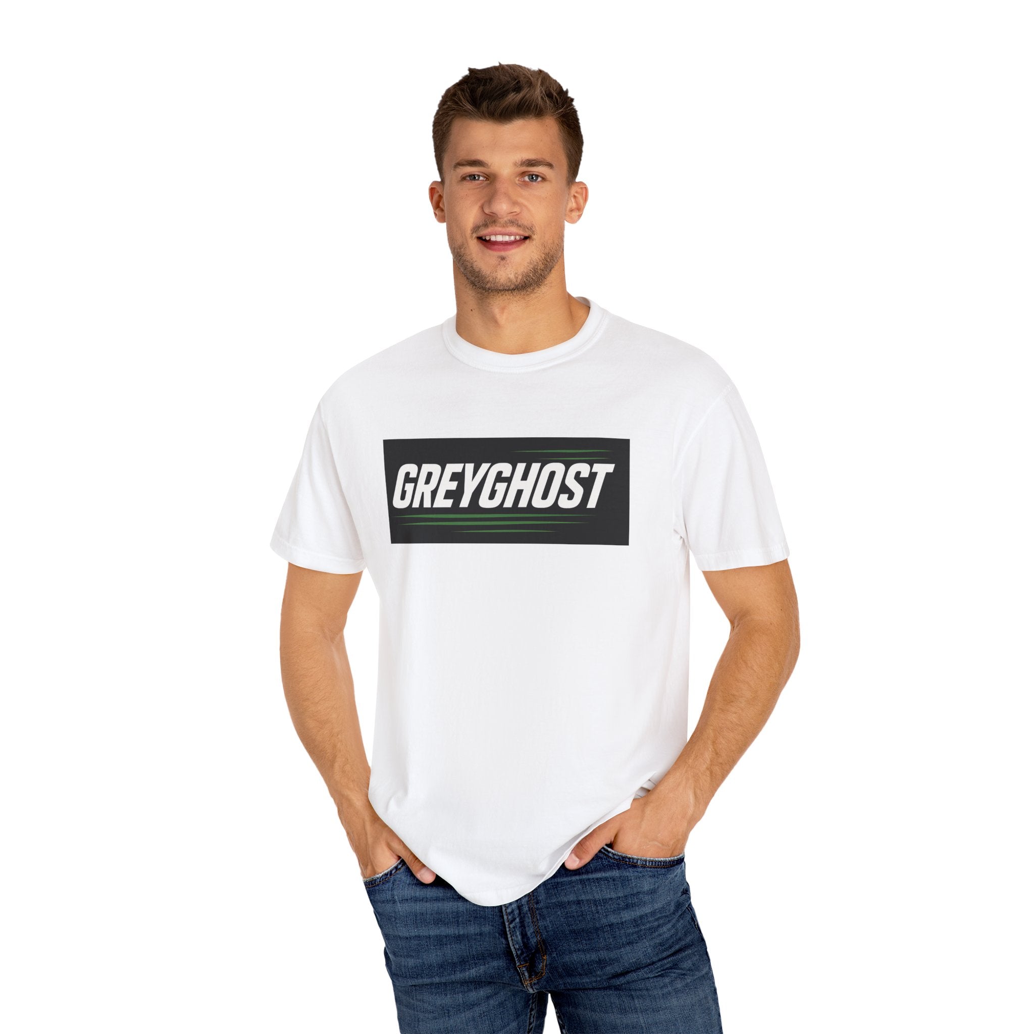 Speed Streak GreyGhost Unisex Garment-Dyed T-shirt