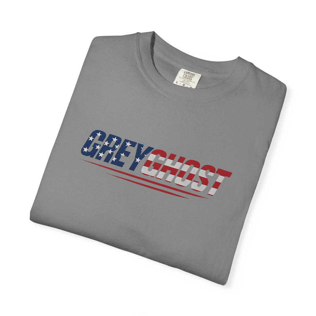Patriotic GreyGhost Unisex Garment-Dyed T-shirt