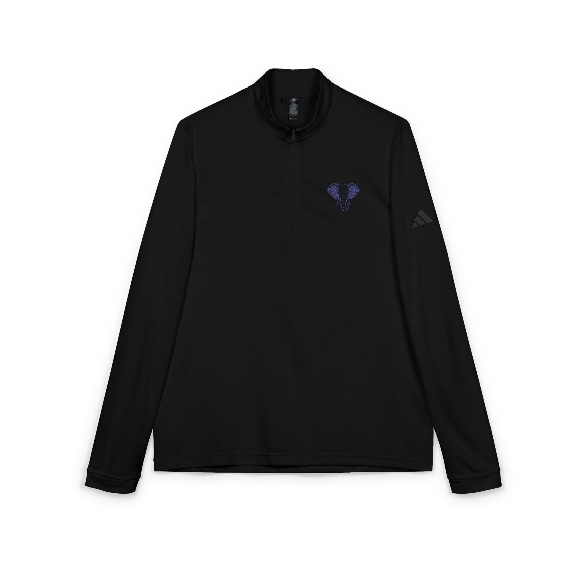 Elephant adidas® Quarter-Zip Pullover - Stylish Sporty Gear, Athletic Wear, Casual Outfits, Gift for Sports Lovers, Embroidered Apparel