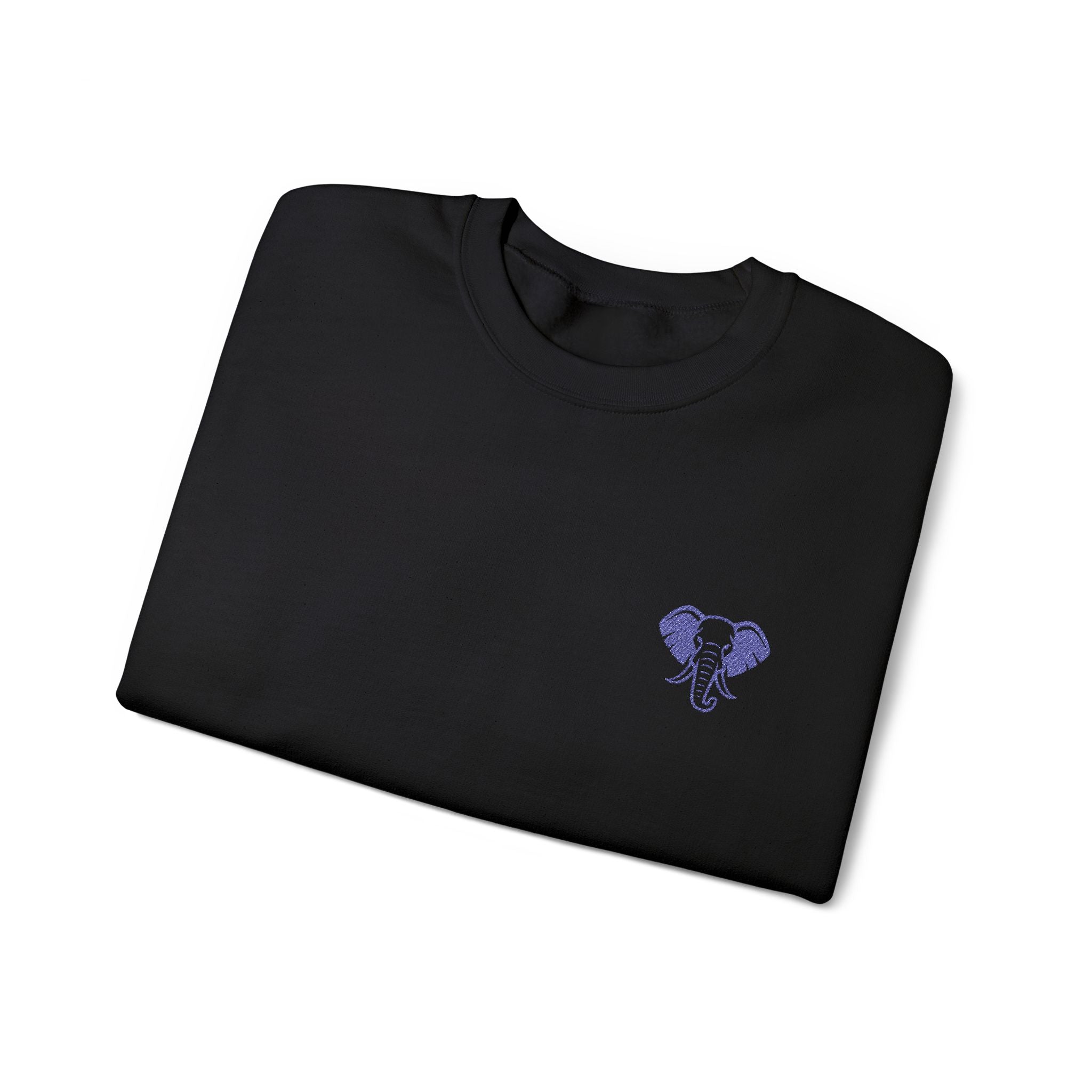 Elephant Minimalist Unisex Heavy Blend™ Crewneck Sweatshirt - Cozy Casual Wear, Perfect Gift for Him/Her, Ideal for Fall/Winter