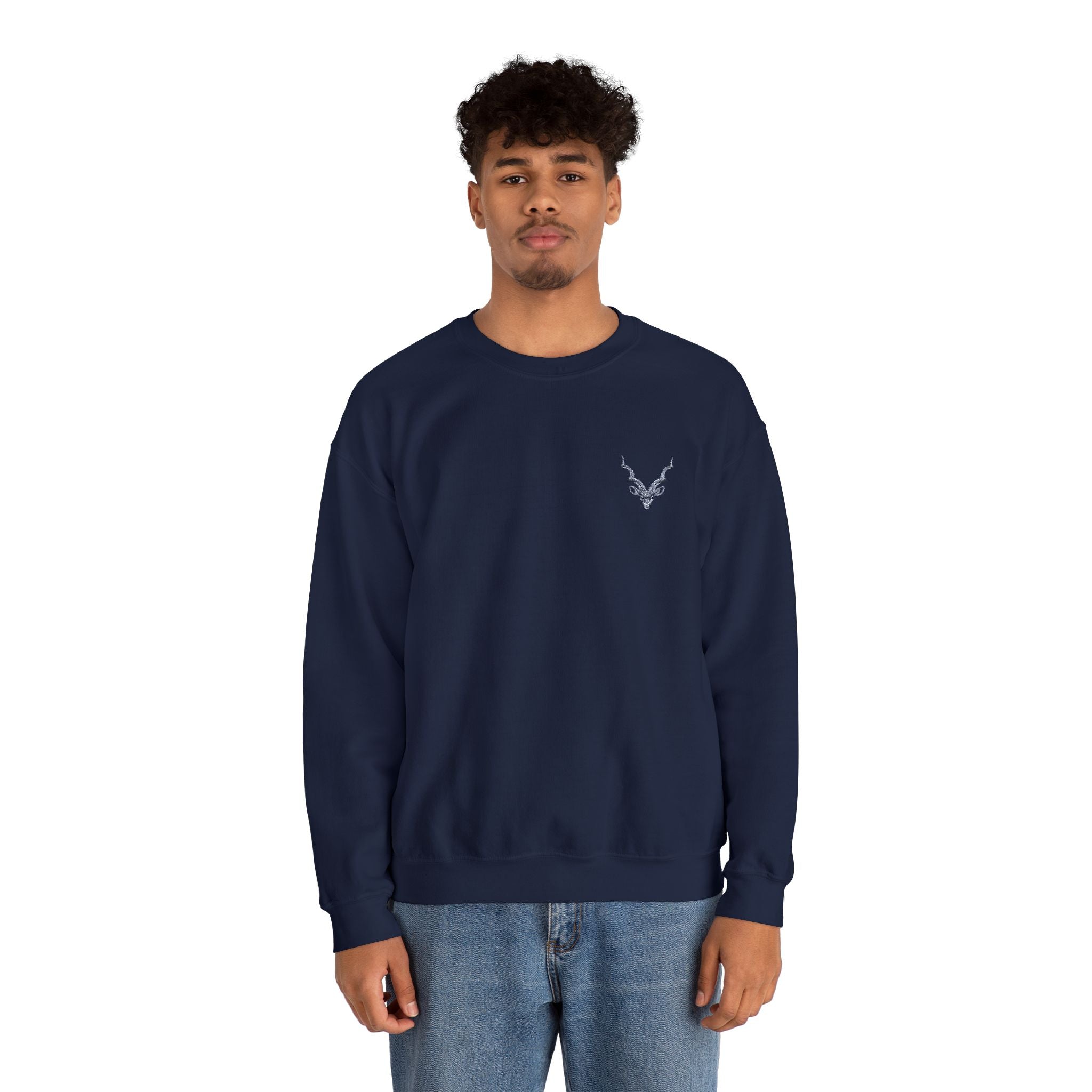 Minimalist Unisex Heavy Blend™ Crewneck Sweatshirt - Cozy Casual Wear, Perfect Gift for Him/Her, Ideal for Fall/Winter