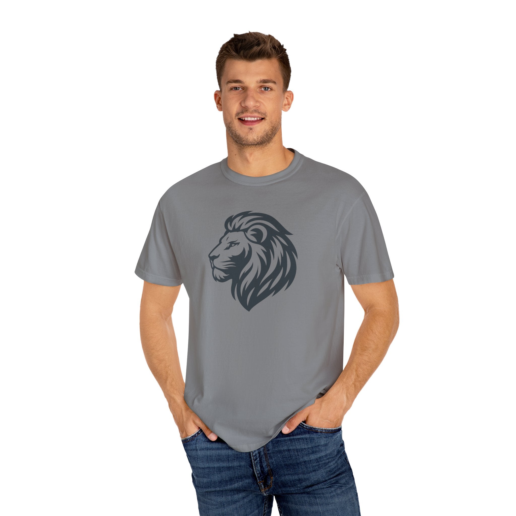 Lion Unisex Garment-Dyed T-shirt
