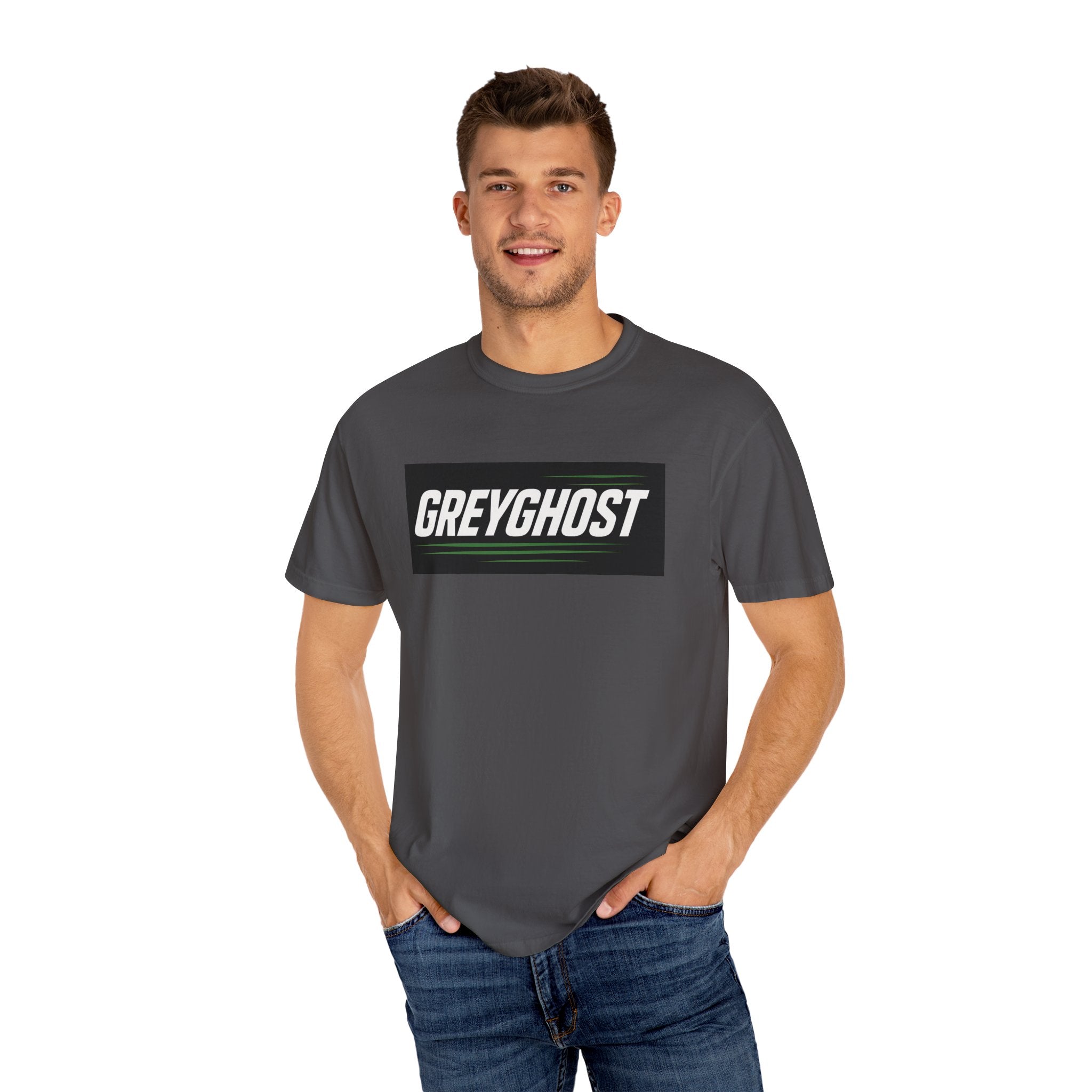 Speed Streak GreyGhost Unisex Garment-Dyed T-shirt