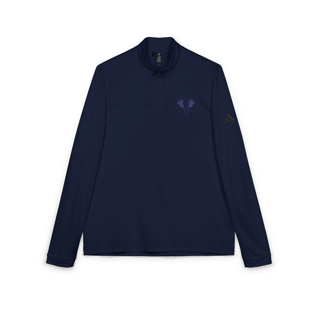 Elephant adidas® Quarter-Zip Pullover - Stylish Sporty Gear, Athletic Wear, Casual Outfits, Gift for Sports Lovers, Embroidered Apparel