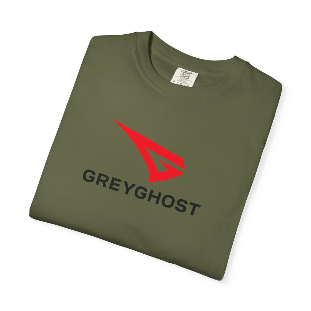 The OG GreyGhost Unisex Garment-Dyed T-shirt with Greyghost Design | Casual Wear, Training, Street Style, Everyday Essentials, Unique Fashion