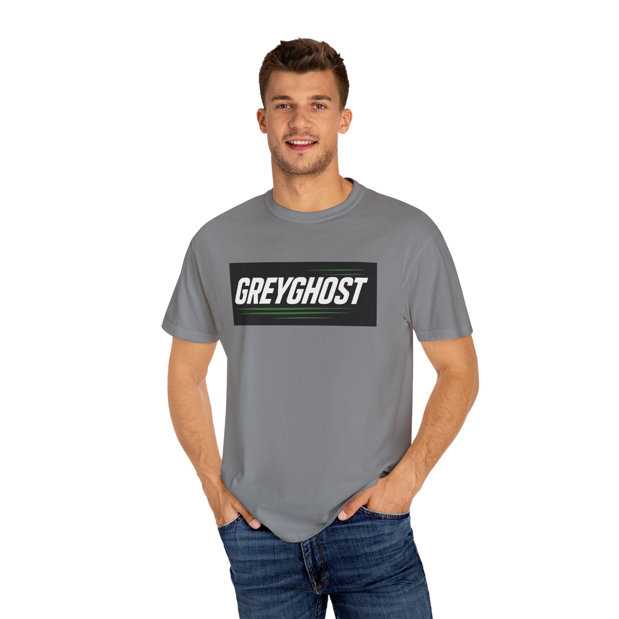 Speed Streak GreyGhost Unisex Garment-Dyed T-shirt