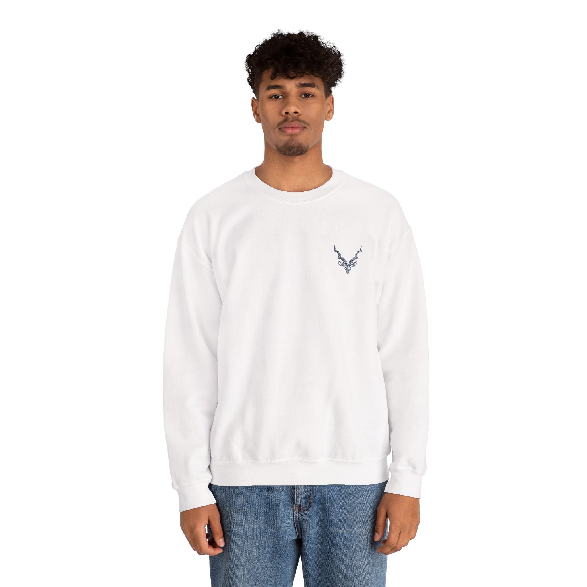 Minimalist Unisex Heavy Blend™ Crewneck Sweatshirt - Cozy Casual Wear, Perfect Gift for Him/Her, Ideal for Fall/Winter