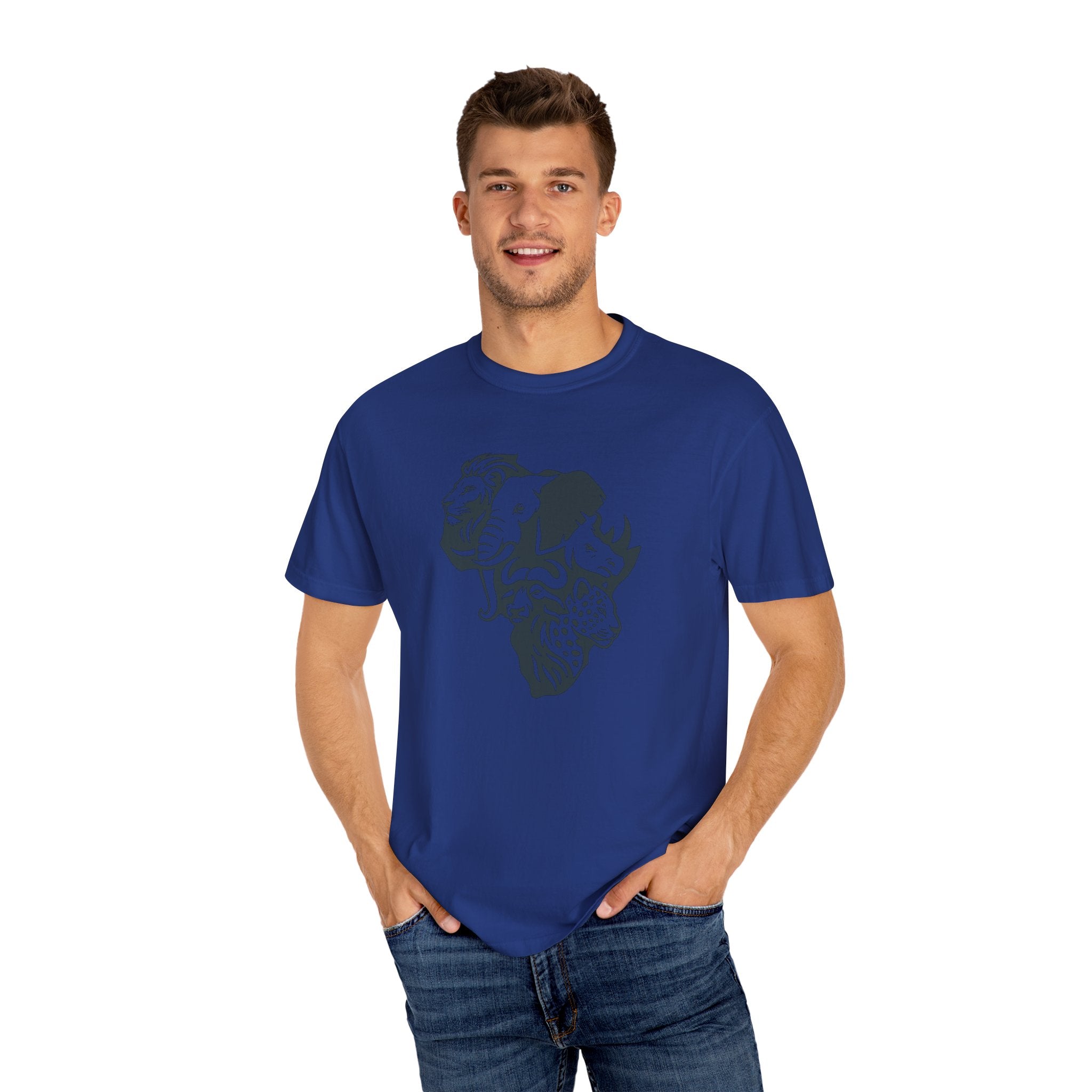African Big 5 Unisex Garment-Dyed T-shirt