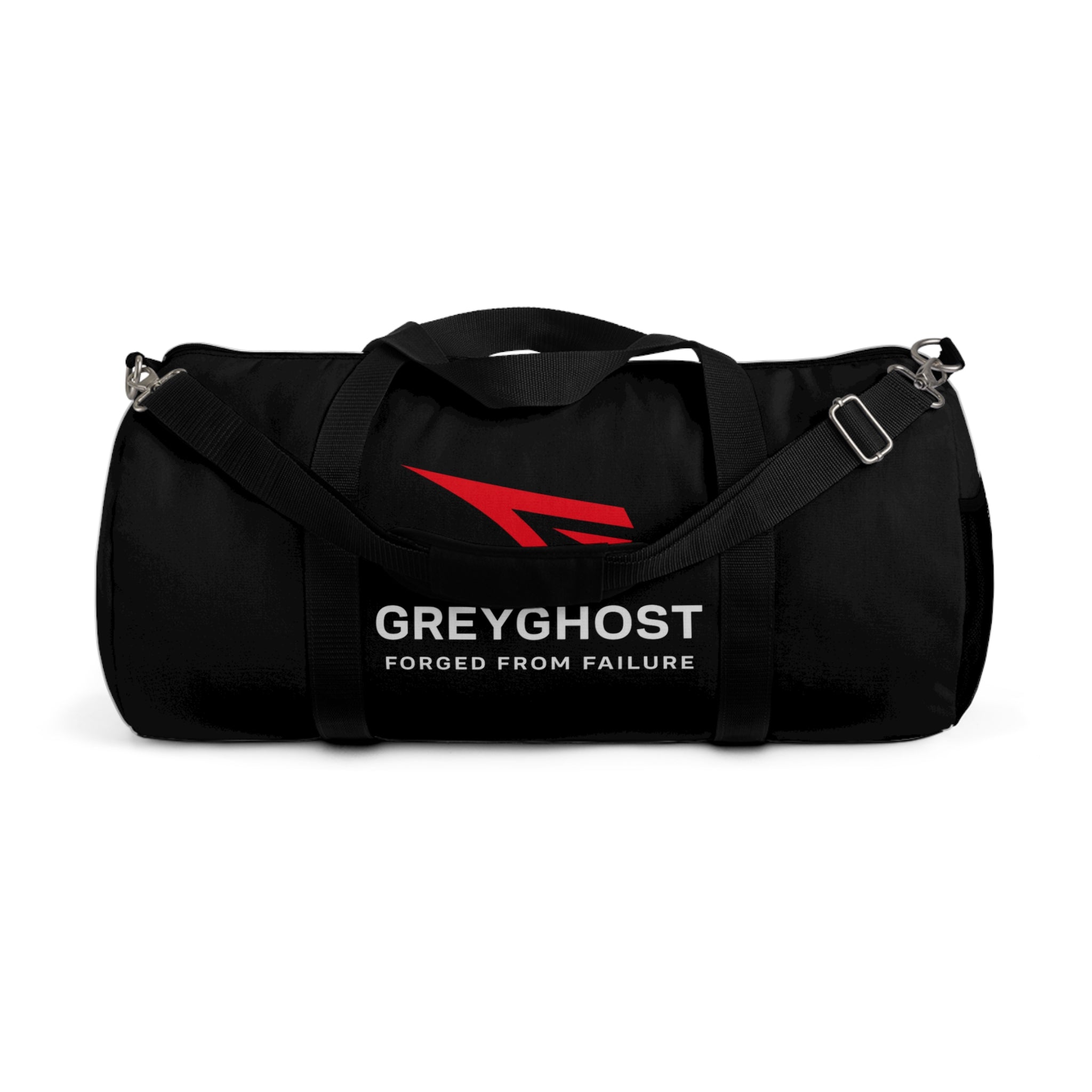 GreyGhost “Forged from Failure” Duffel Bag – Gym, Sport & Fitness Companion