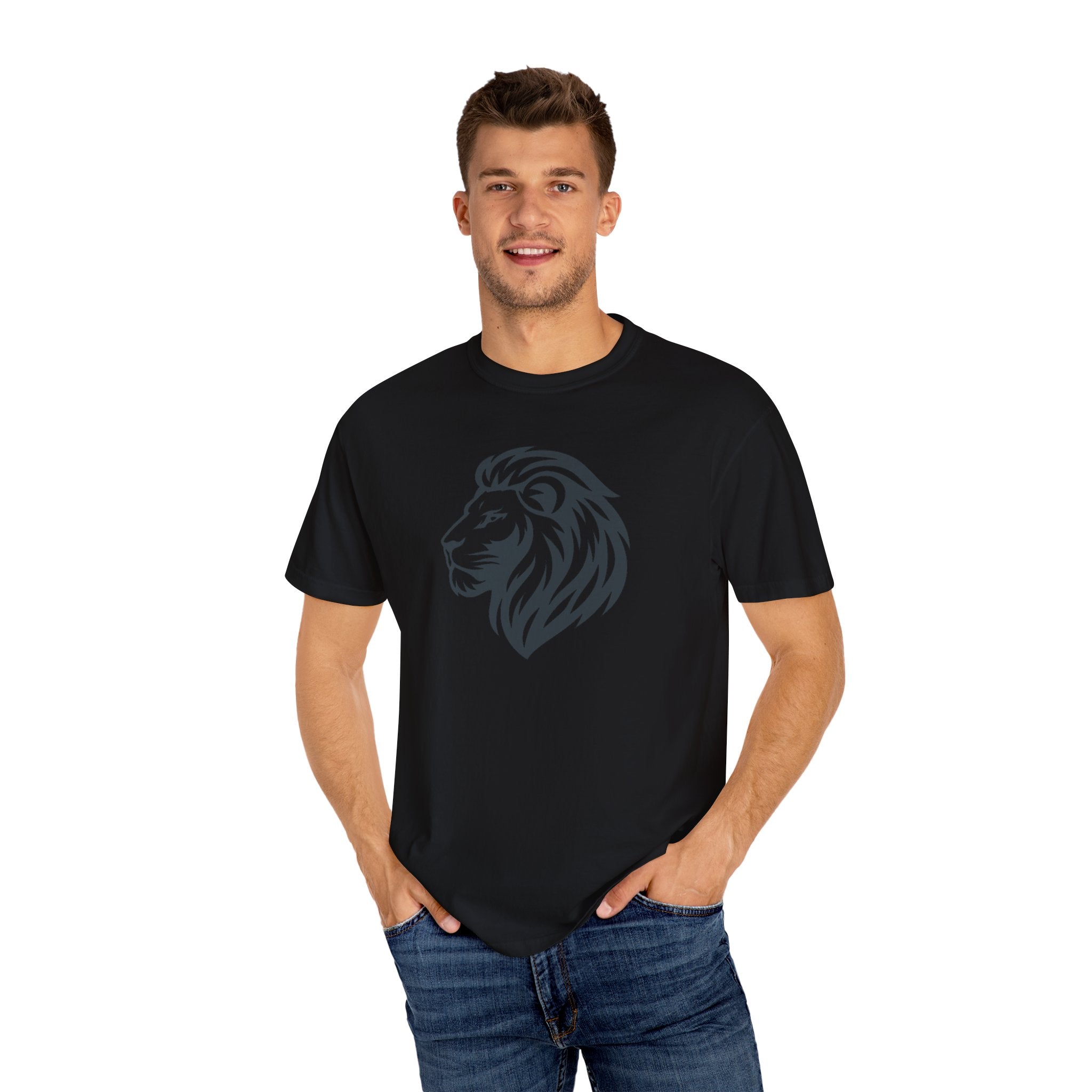 Lion Unisex Garment-Dyed T-shirt