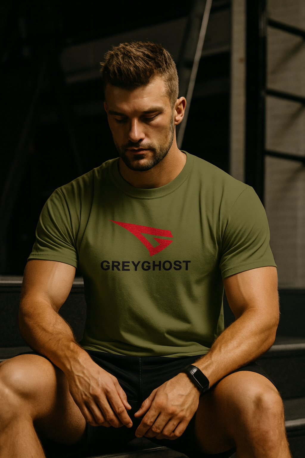 The OG GreyGhost Unisex Garment-Dyed T-shirt with Greyghost Design | Casual Wear, Training, Street Style, Everyday Essentials, Unique Fashion