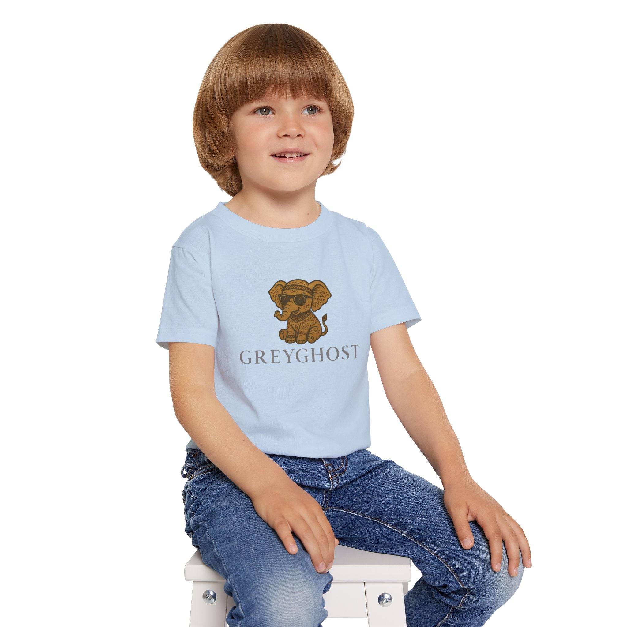 Adorable Toddler Tee with Cool Elephant Design, Perfect for Gifts, Birthday Parties, Everyday Wear, Baby Showers