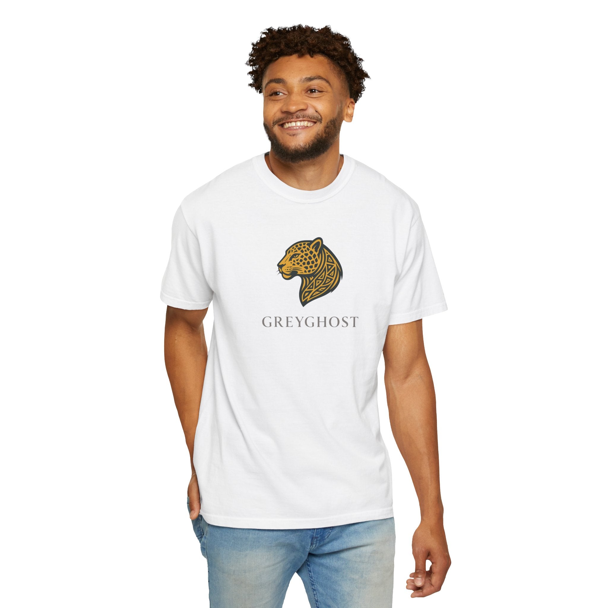 African Leopard Unisex Garment-Dyed T-shirt