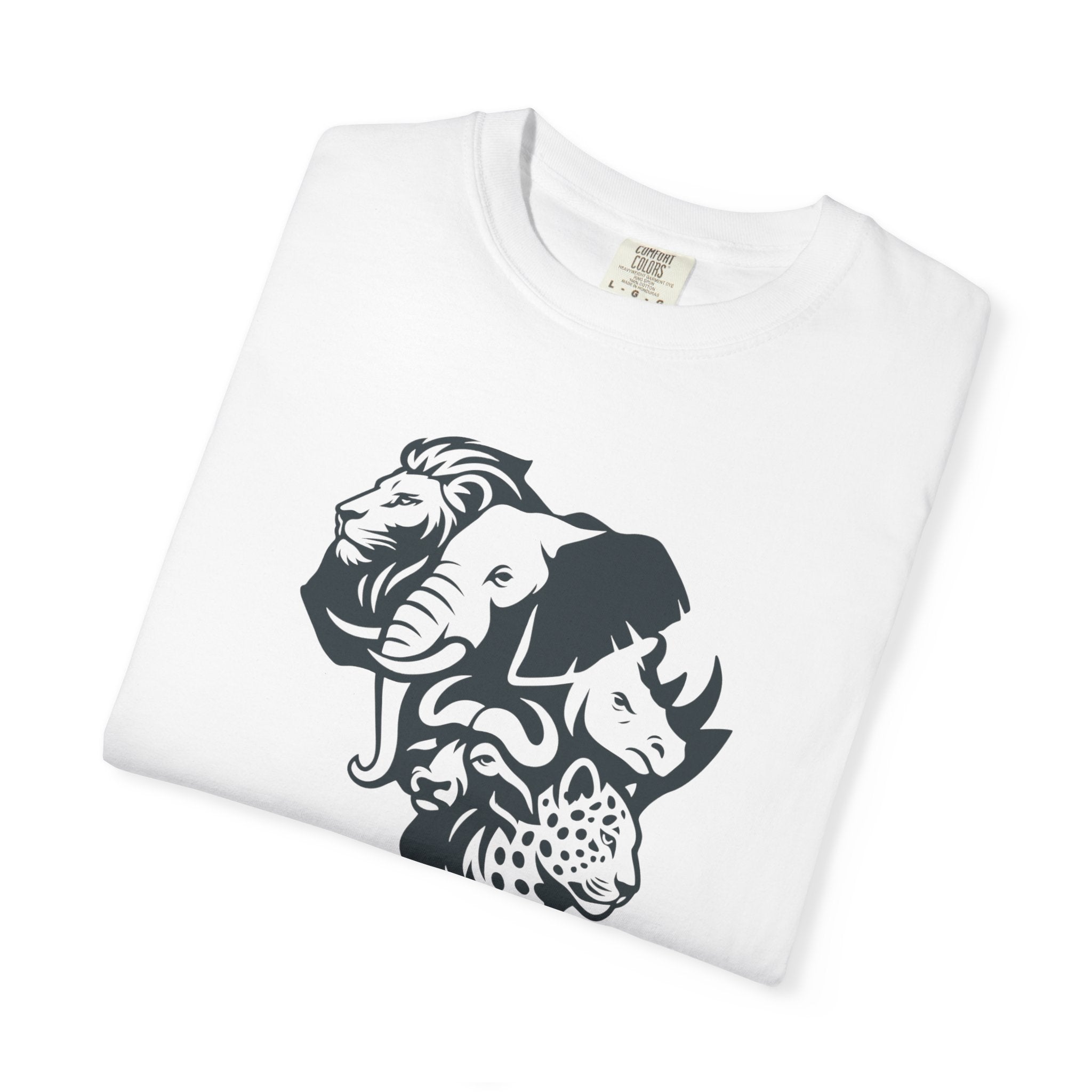African Big 5 Unisex Garment-Dyed T-shirt