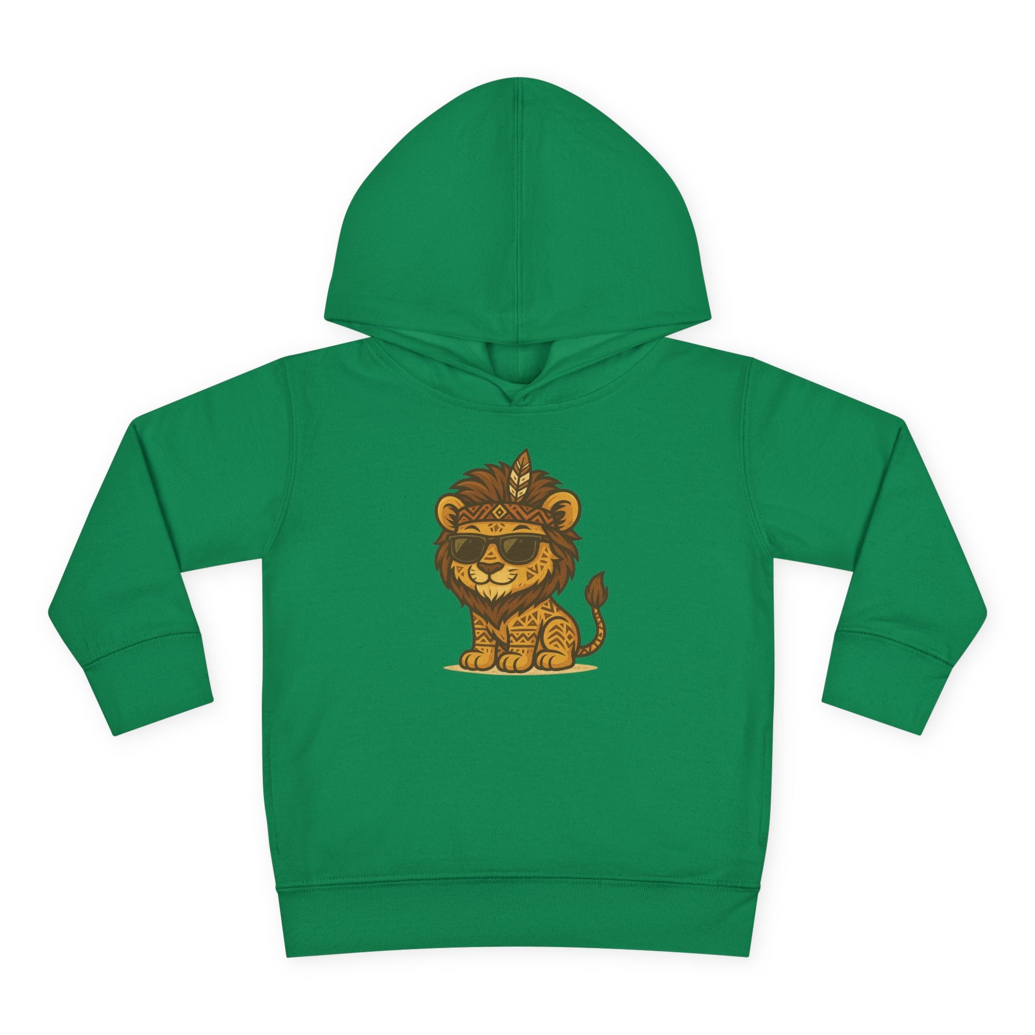 Cool Lion Toddler Fleece Pullover Hoodie, Cute Kids Sweatshirt, Animal Hoodie, Toddler Clothing, Fun Gift for Boys and Girls