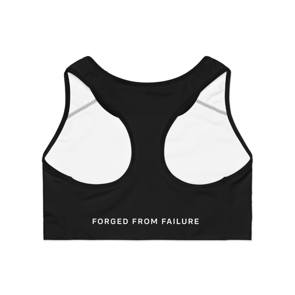 Activewear Sports Bra - Forged From Failure, Fitness Top, Workout Gear, Running Bra, Gym Apparel, Exercise Essentials