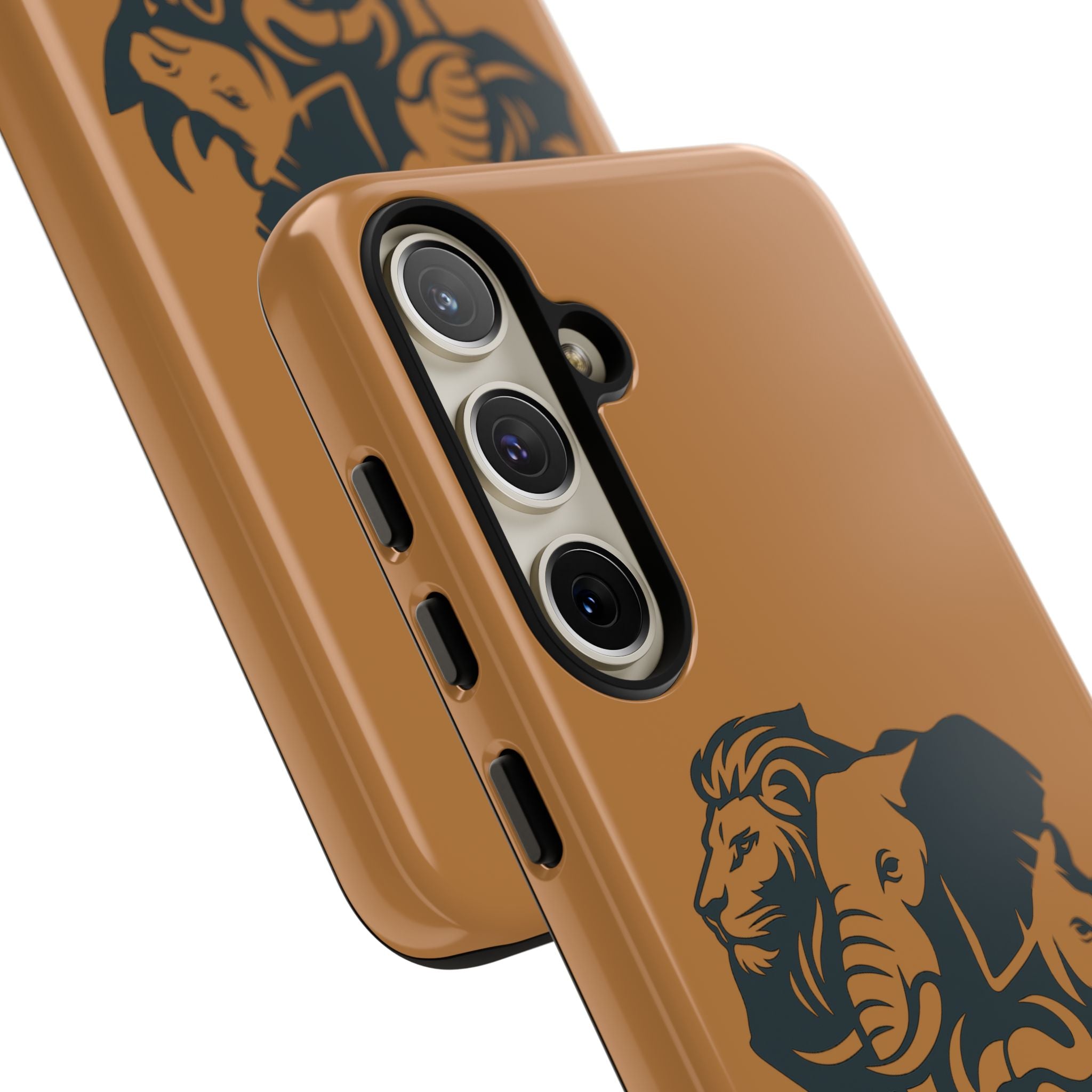Big 5 African Phone Case, Wildlife Lover Gift, Tough Phone Cover, African Animal Design, Stylish Mobile Accessory