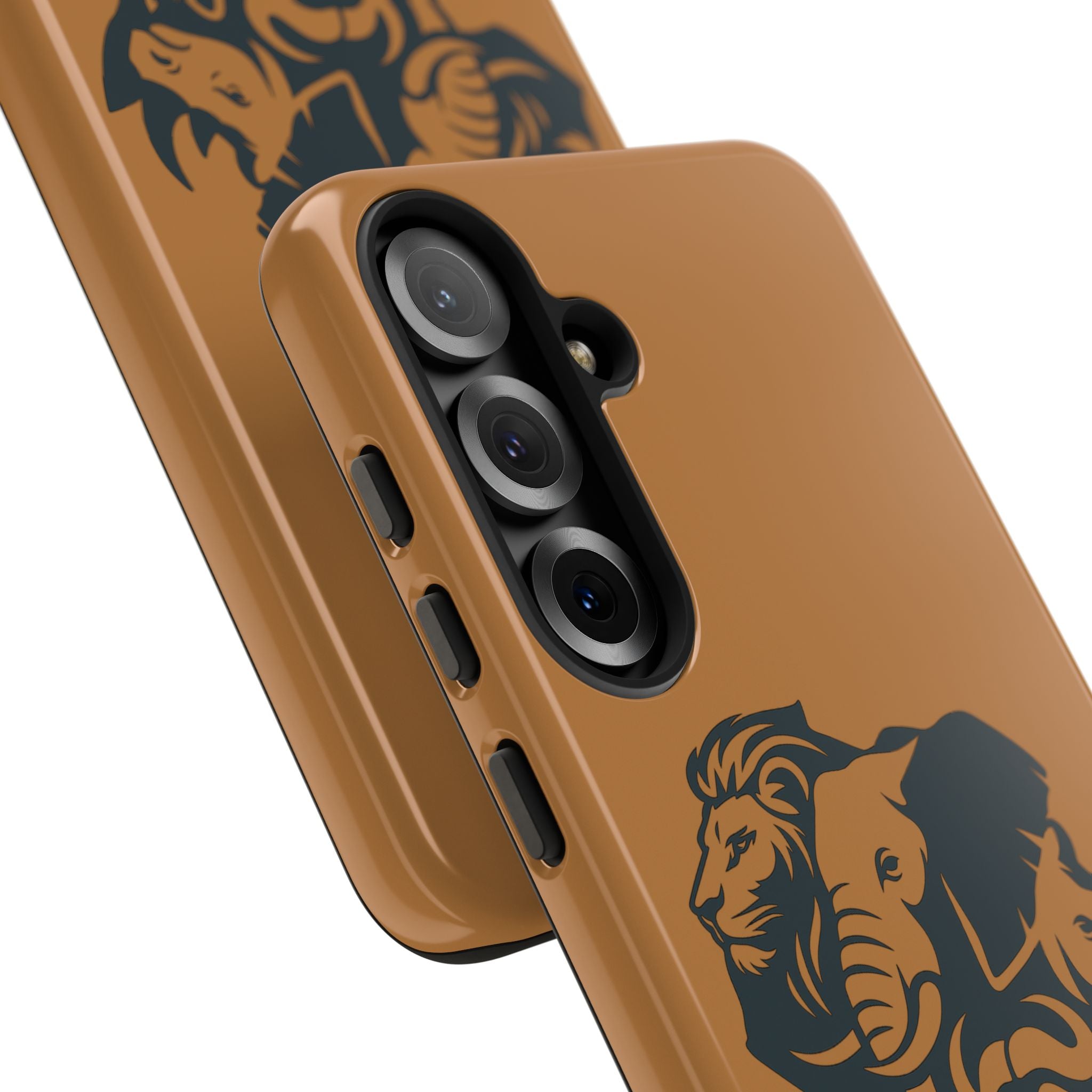 Big 5 African Phone Case, Wildlife Lover Gift, Tough Phone Cover, African Animal Design, Stylish Mobile Accessory