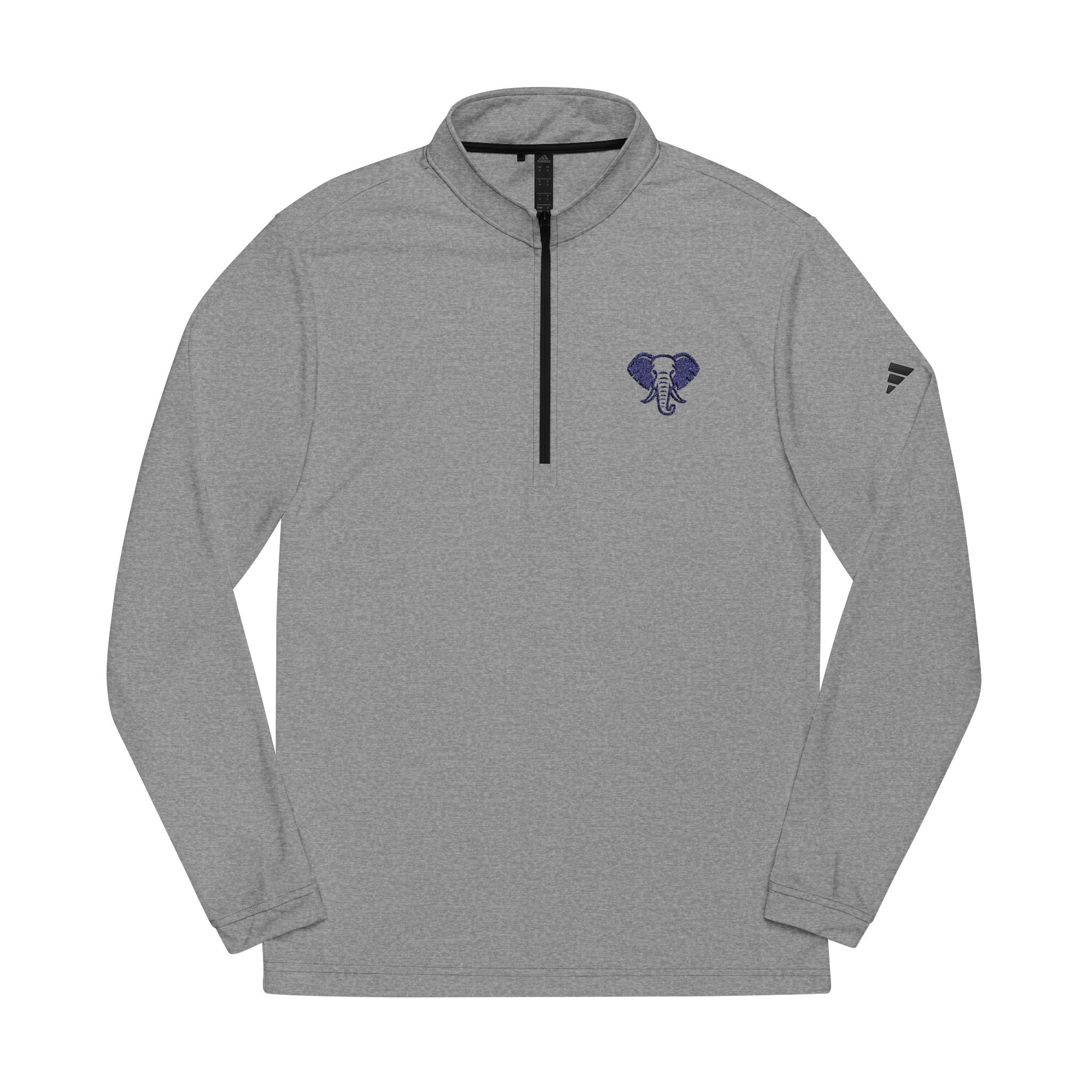 Elephant adidas® Quarter-Zip Pullover - Stylish Sporty Gear, Athletic Wear, Casual Outfits, Gift for Sports Lovers, Embroidered Apparel