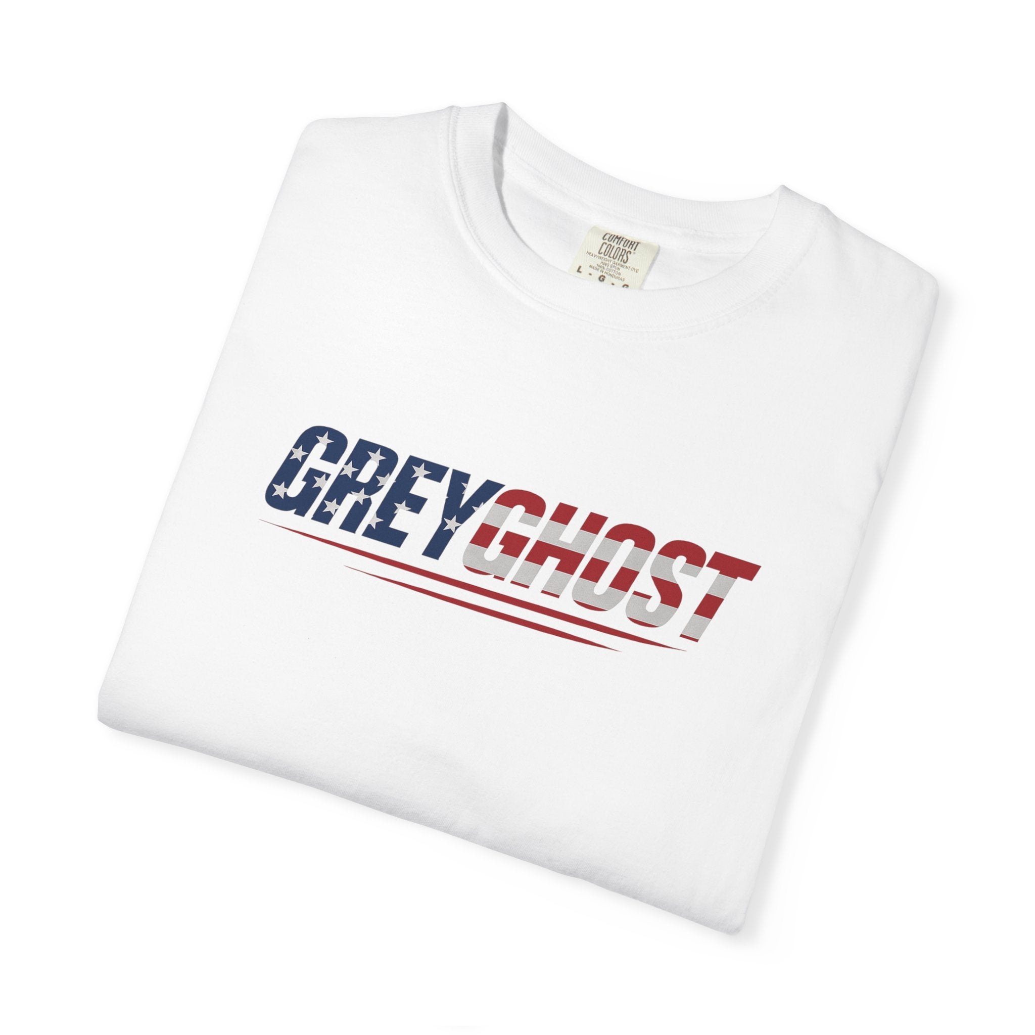 Patriotic GreyGhost Unisex Garment-Dyed T-shirt