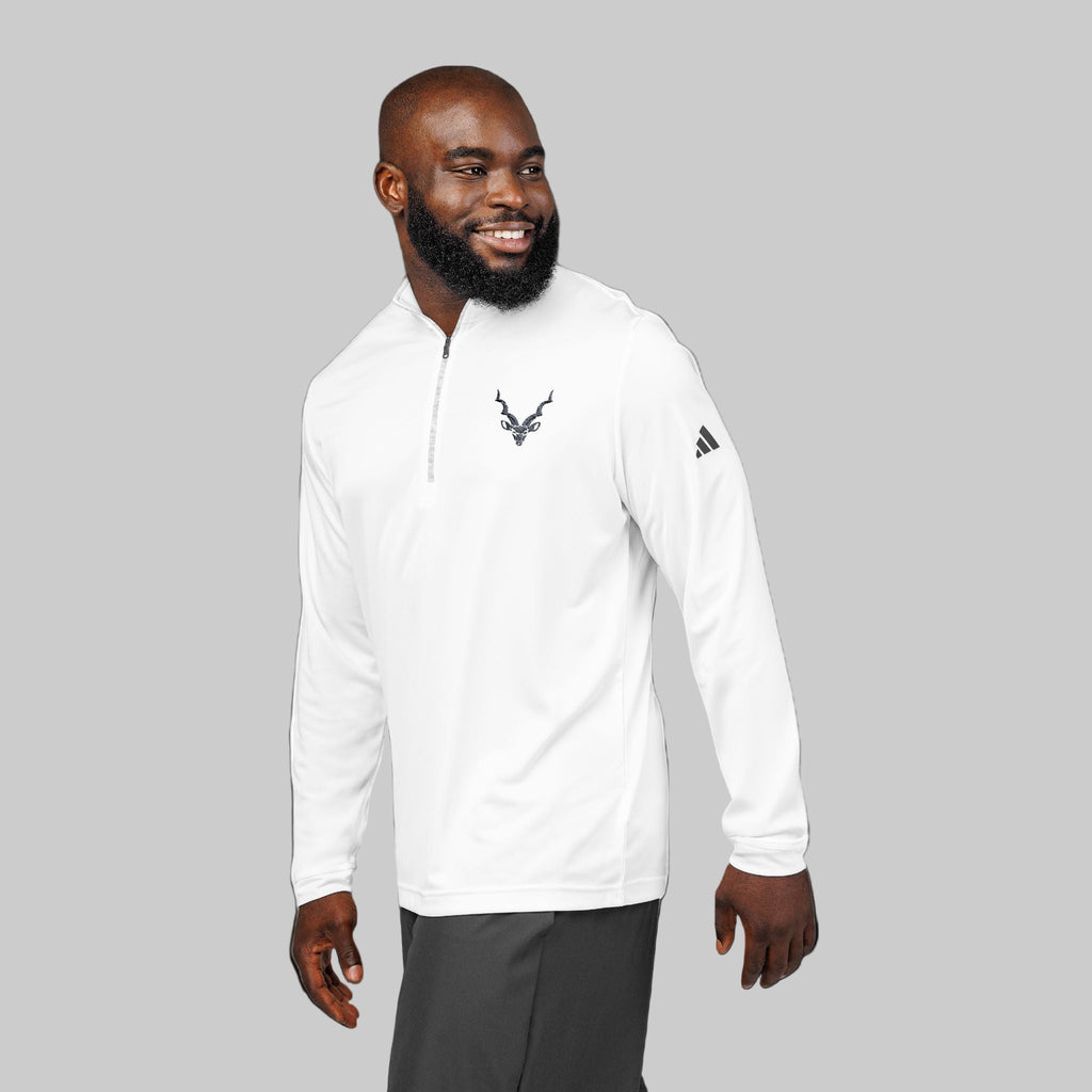 adidas® Quarter-Zip Pullover - Stylish Sporty Gear, Athletic Wear, Casual Outfits, Gift for Sports Lovers, Embroidered Apparel