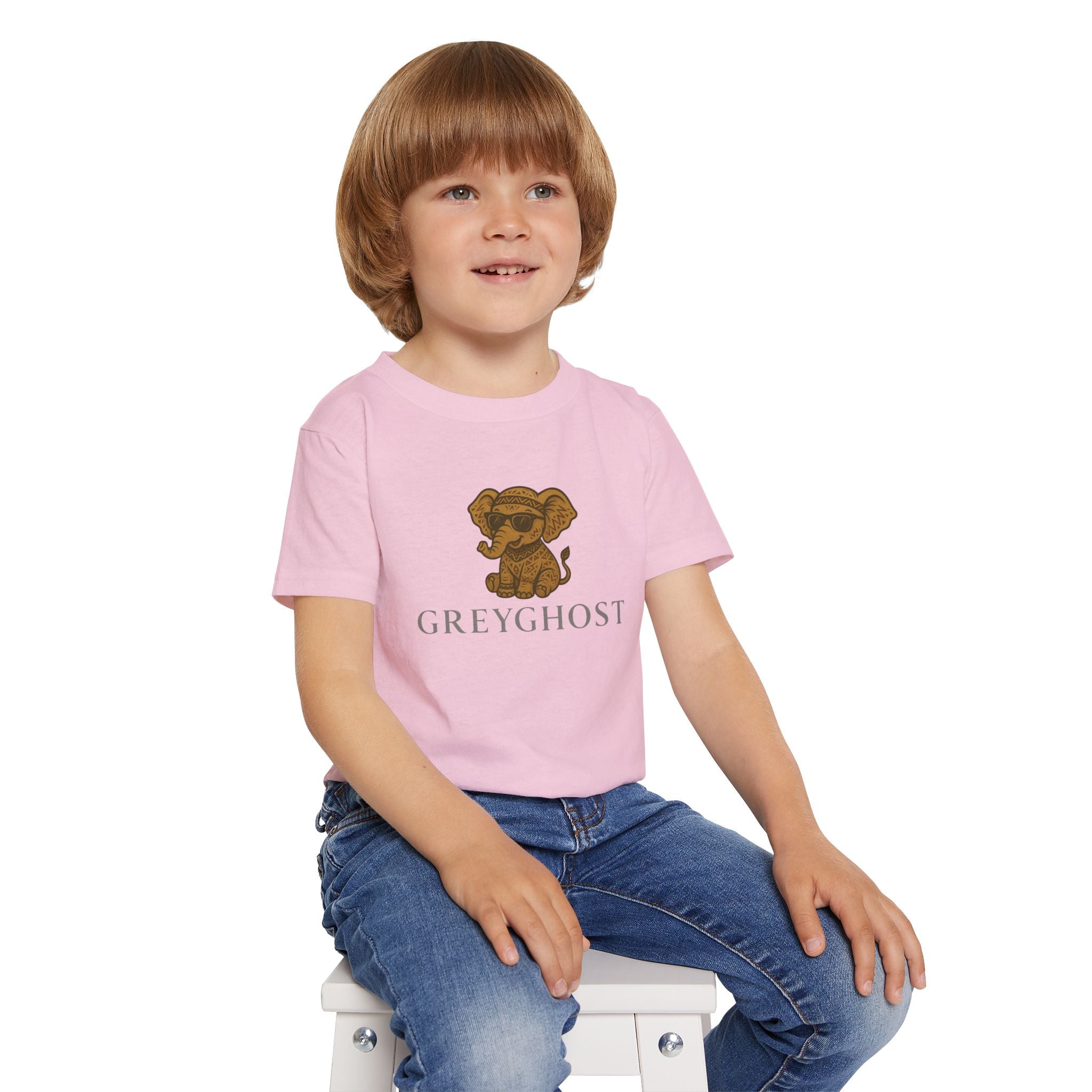 Adorable Toddler Tee with Cool Elephant Design, Perfect for Gifts, Birthday Parties, Everyday Wear, Baby Showers