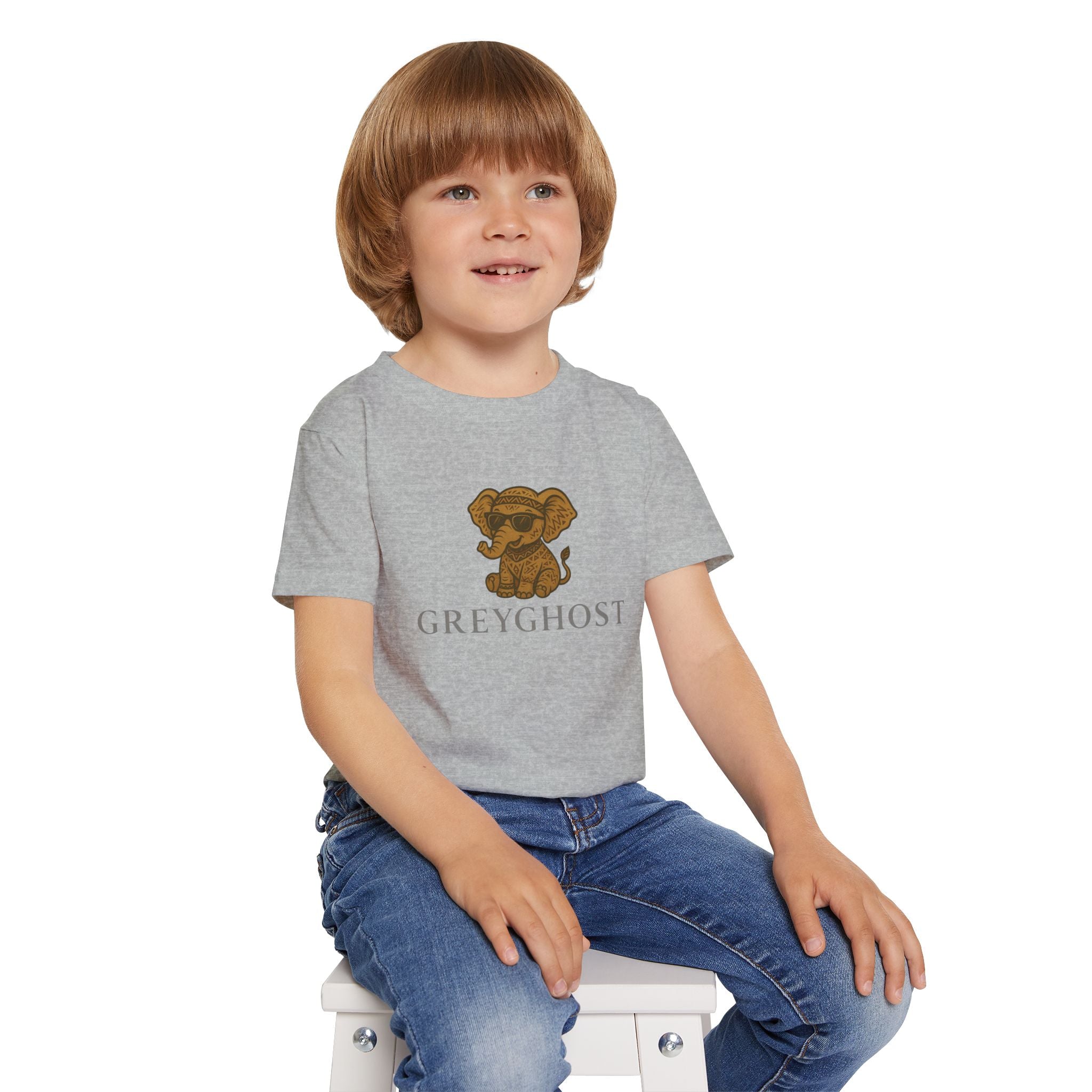 Adorable Toddler Tee with Cool Elephant Design, Perfect for Gifts, Birthday Parties, Everyday Wear, Baby Showers