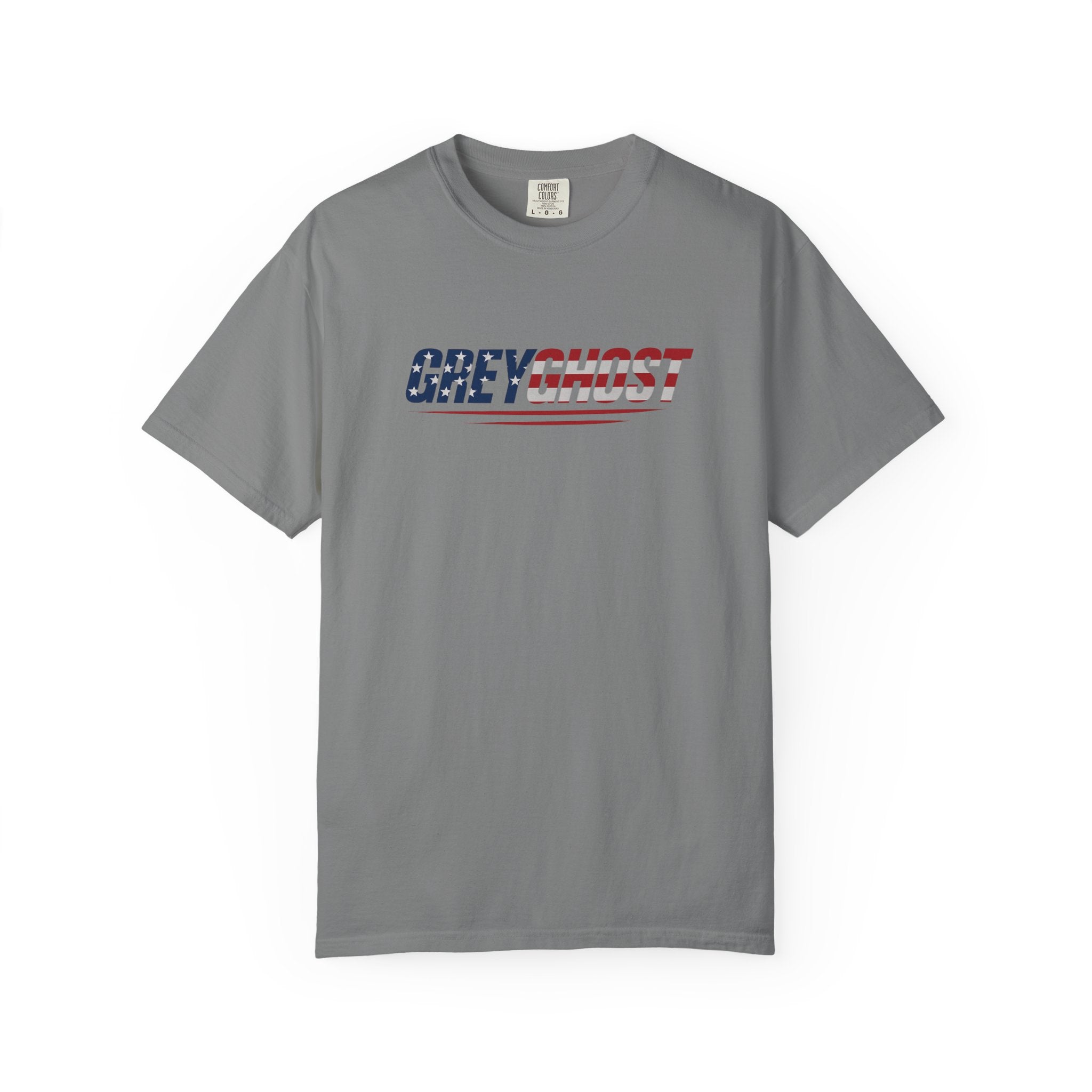 Patriotic GreyGhost Unisex Garment-Dyed T-shirt