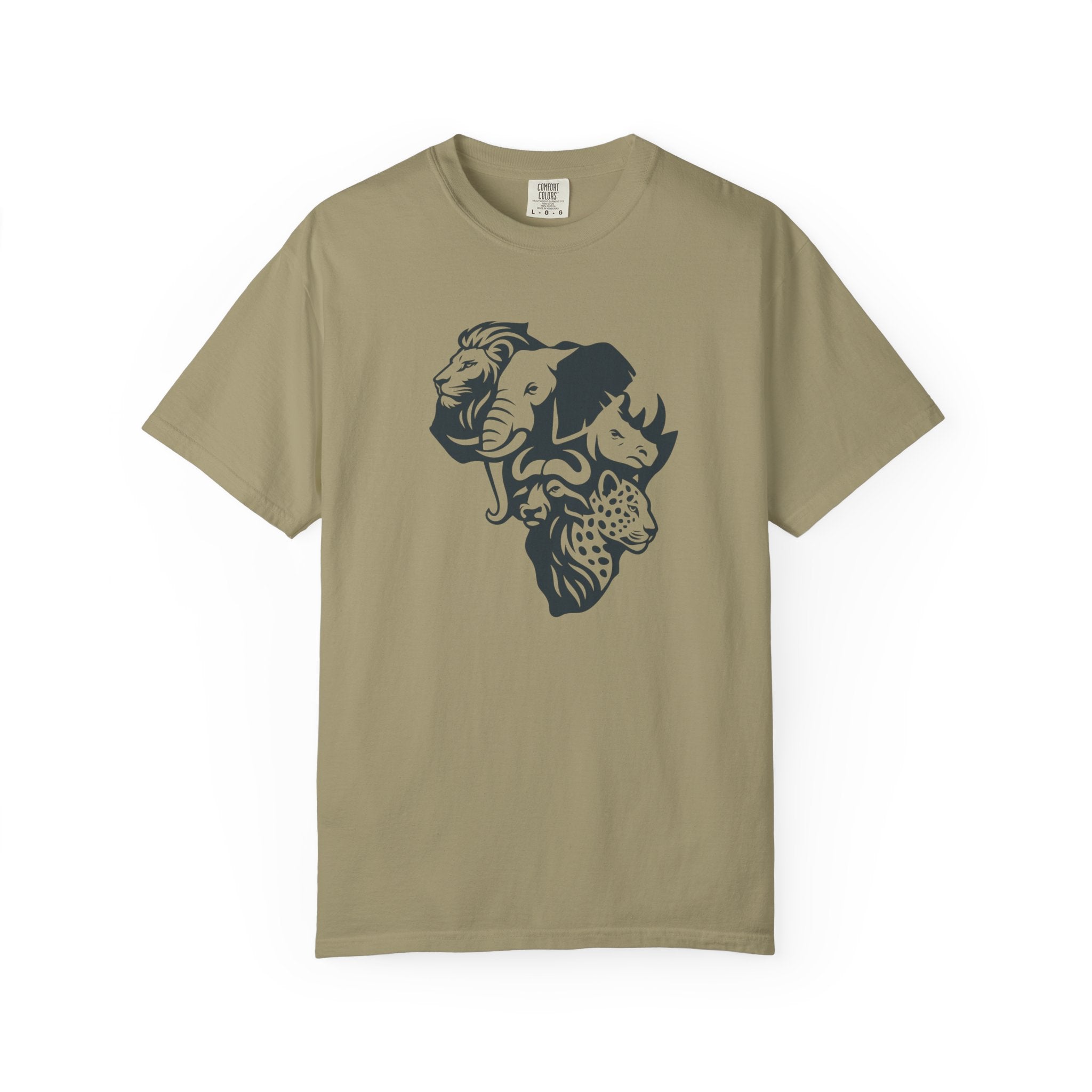 African Big 5 Unisex Garment-Dyed T-shirt