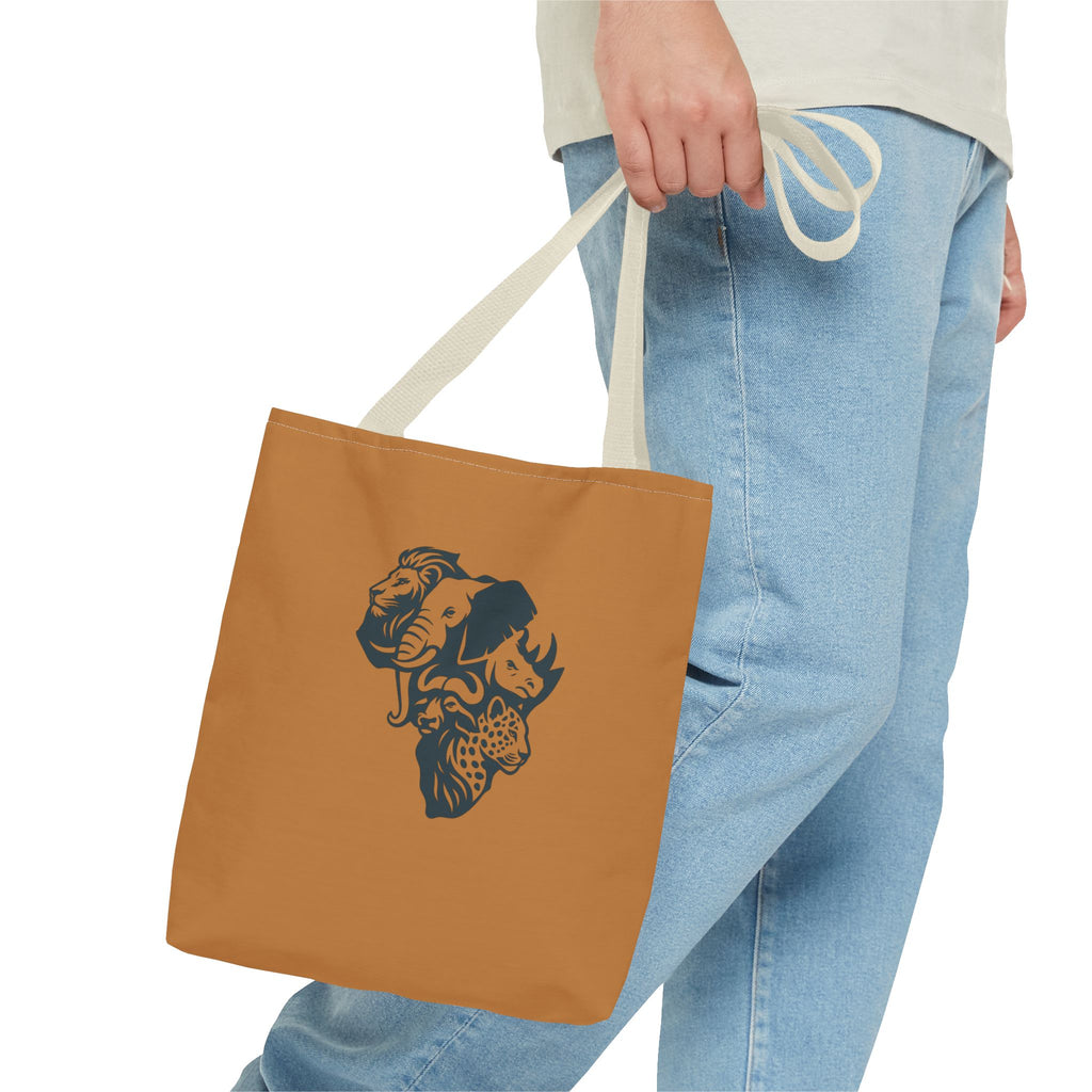 African Wildlife Tote Bag | Unique All-Over Print Bag, Eco-Friendly, Perfect for Shopping, Travel, Gifts