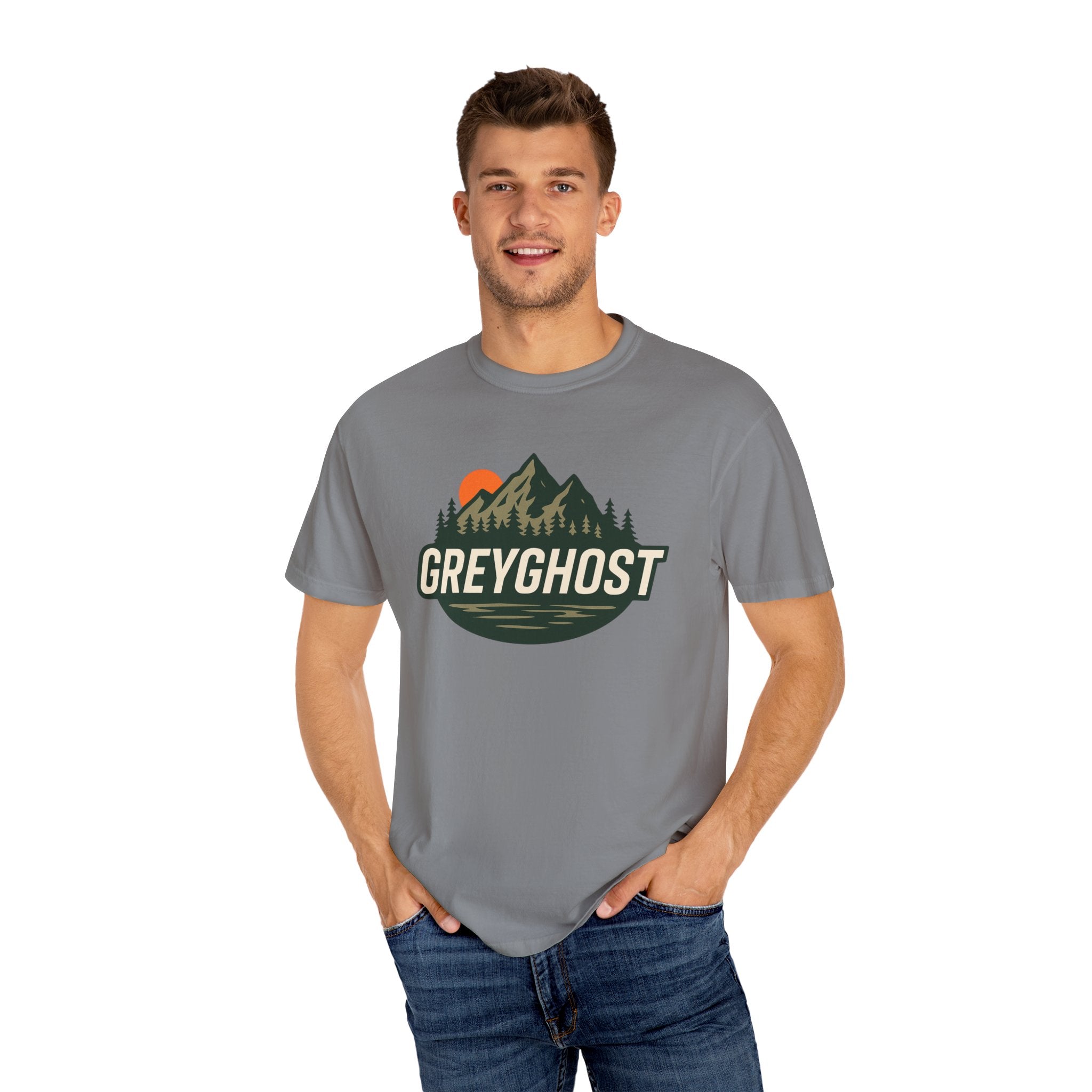 Outdoor GreyGhost Unisex Garment-Dyed T-shirt