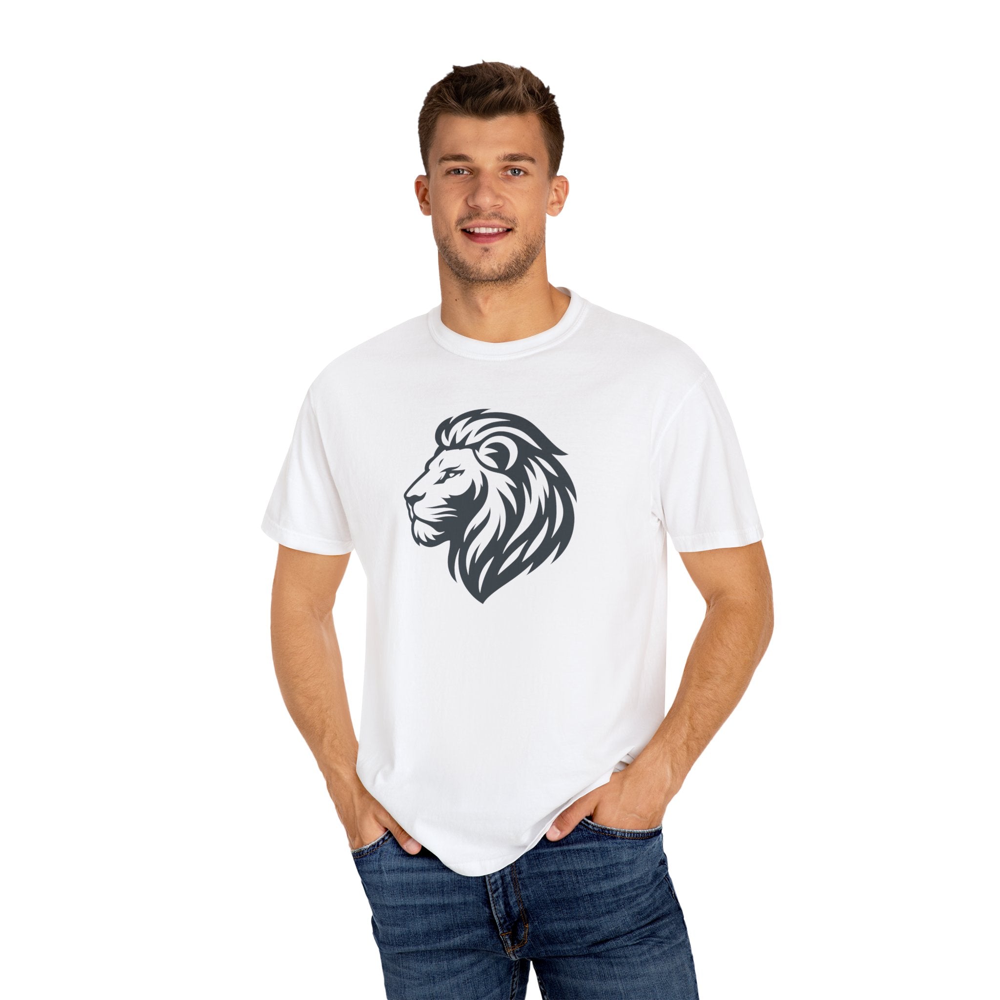 Lion Unisex Garment-Dyed T-shirt